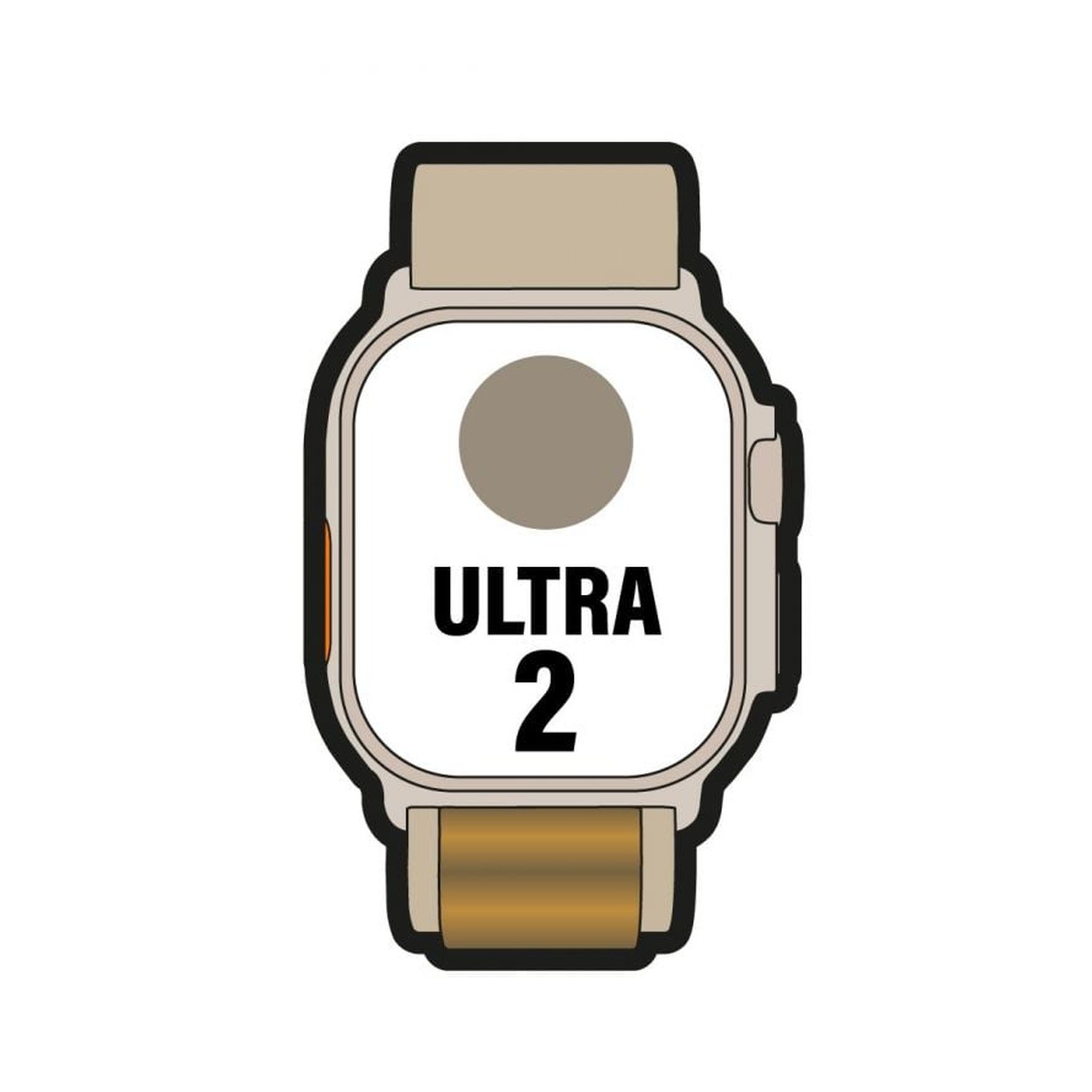 Apple Watch Ultra 2/ GPS/ Cellular/ 49mm/ Caja de Titanio/ Correa Loop Alpine Canela Mediana