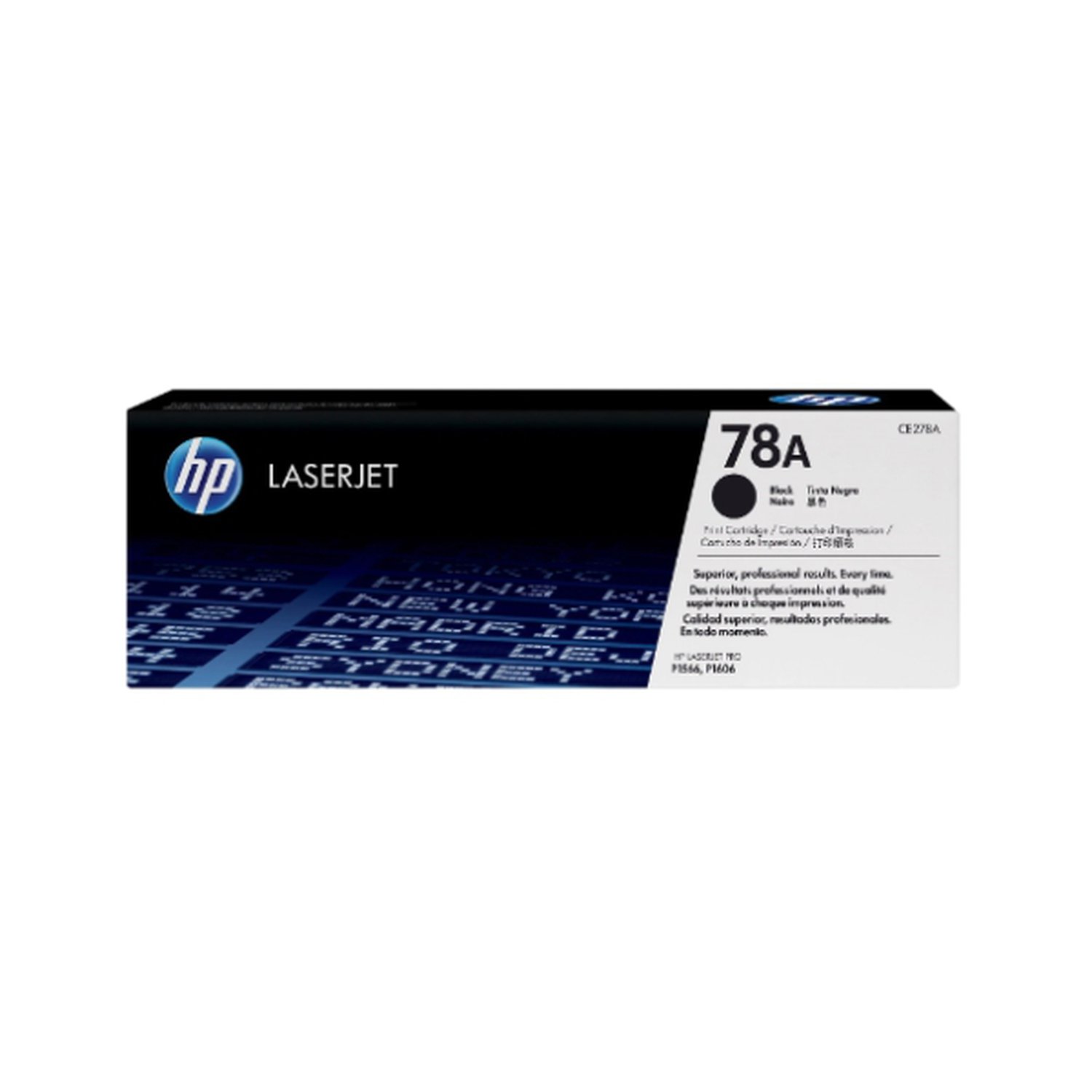 HP TONER NEGRO CE278A 2.100 PAG. LASERJET P/1566/1606 LASERJET M/1536 LASERJET PRO M/1530