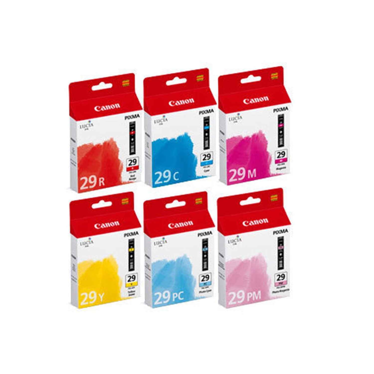 CANON CARTUCHO RAINBOW PACK PGI29 PACK 6 PIXMA/PRO-1