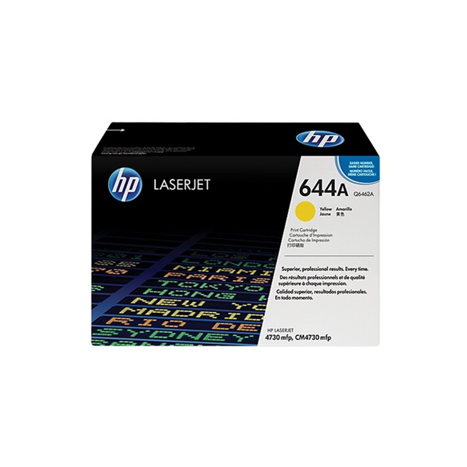 HP TONER AMARILLO 12.000 PAG. LASERJET COLOR/4730