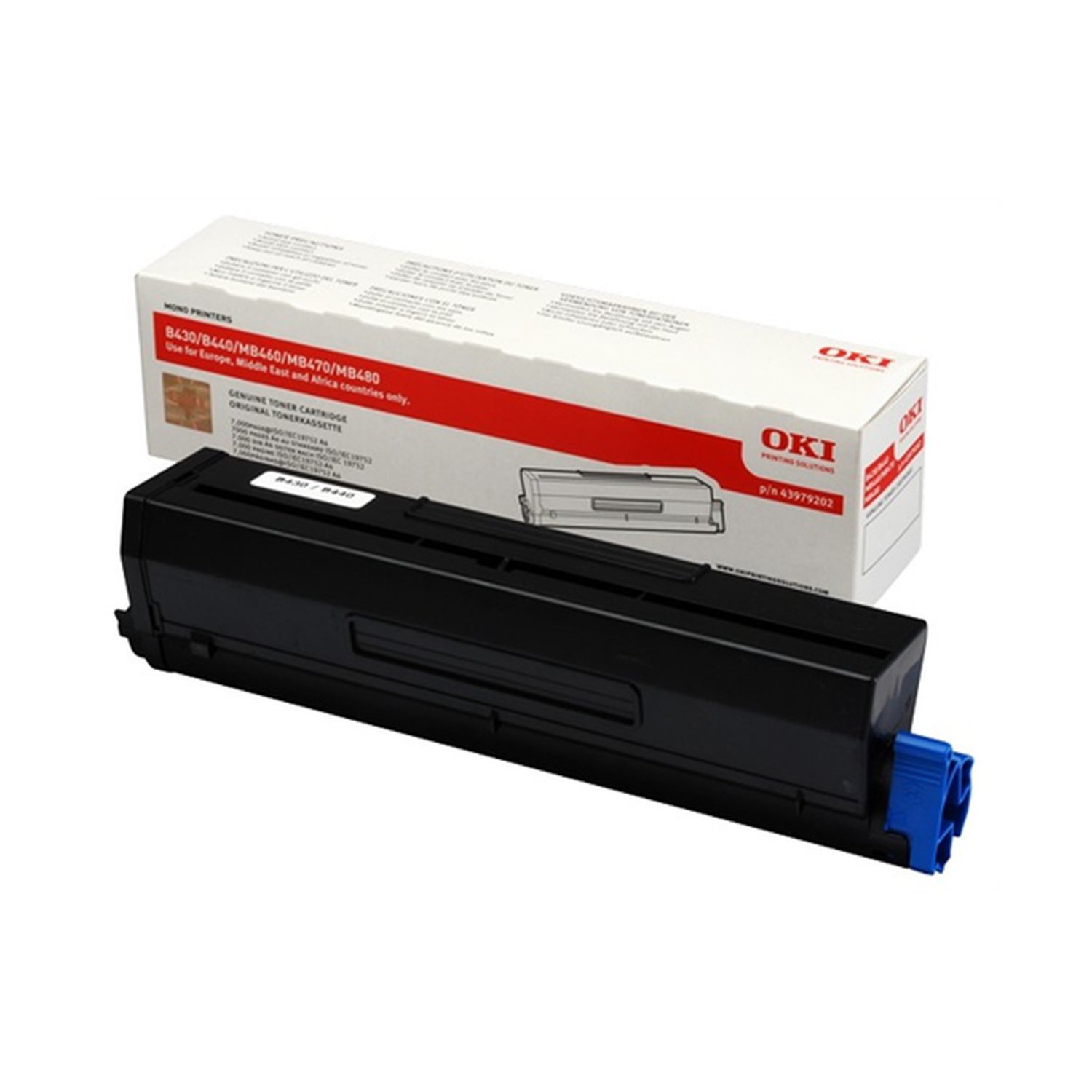 OKI TONER  B430 / B440 / MB460 / MB470 / MB480L - 7.000 PAG. NEGRO