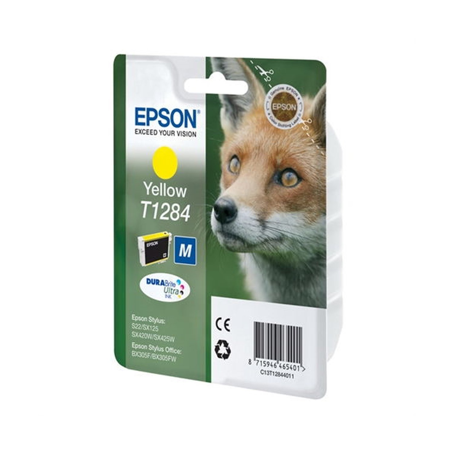 EPSON CARTUCHO AMARILLO STYLUS S/22 STYLUS SX/125/420W/425W STYLUS OFFICE BX/305F/305FW SX/235W/445W/130