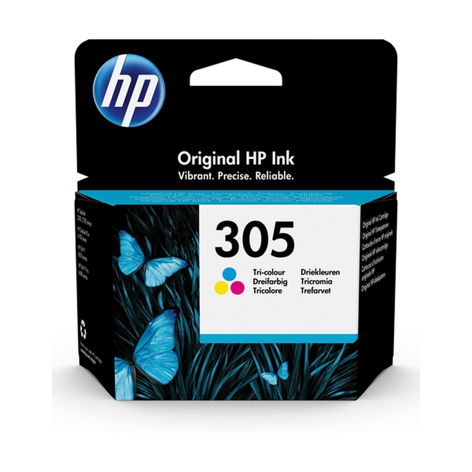 HP CARTUCHO COLOR Nº305 - DESKJET 2300, 2700 SERIE, PLUS 4100, ENVY 6000, PRO 6400