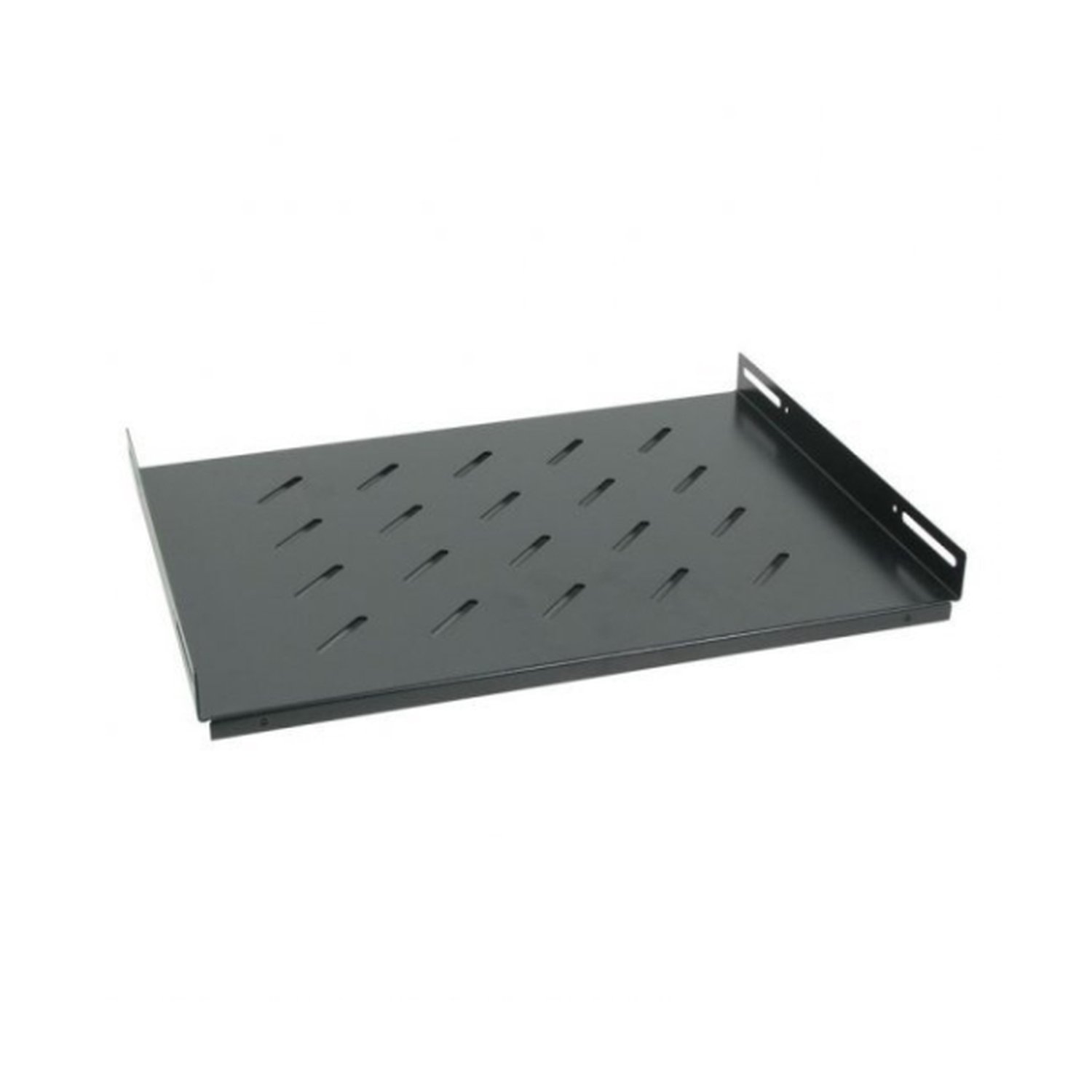 Phasak - Bandeja fija 1U para rack 600mm de fondo externo - negra