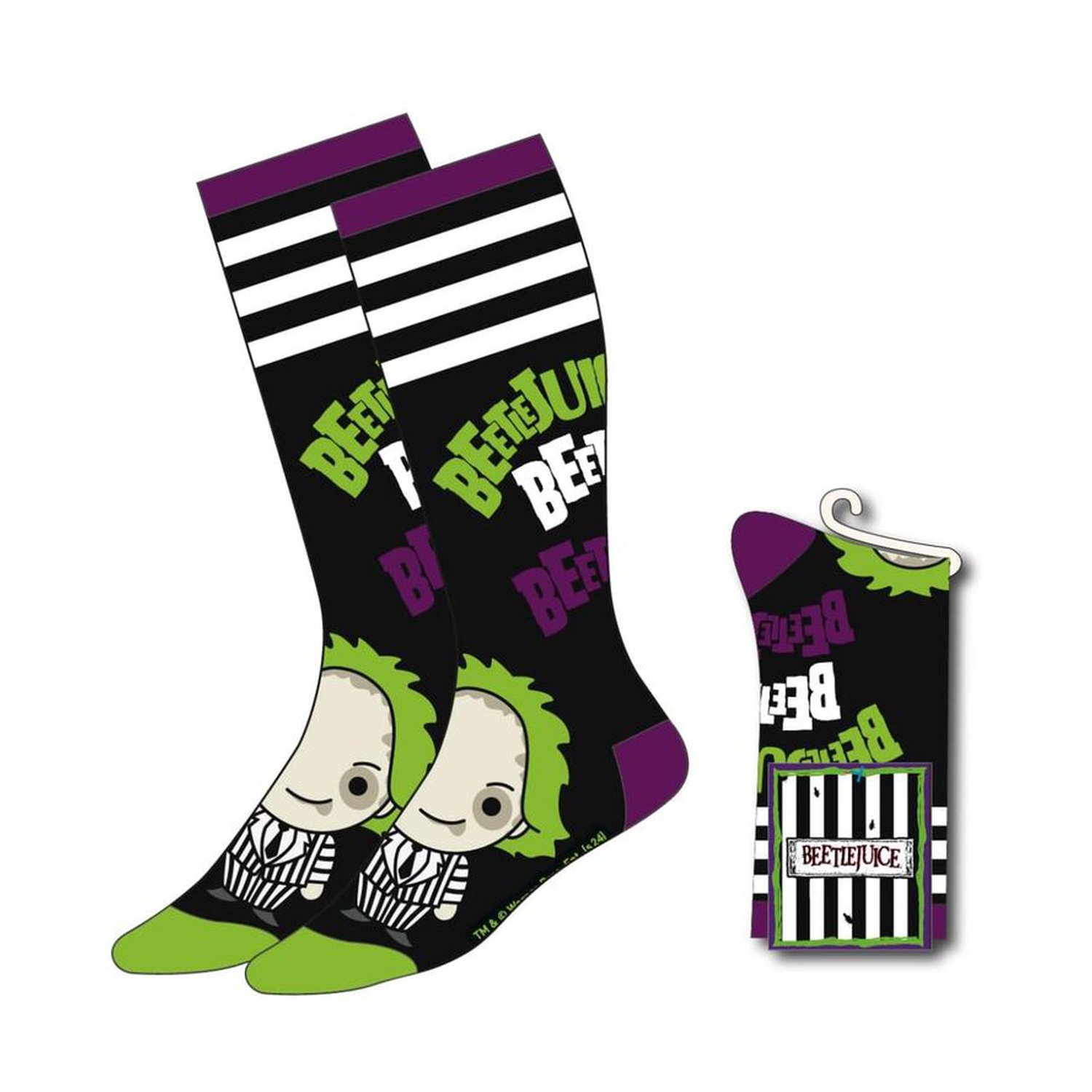 Calcetines Beetlejuice adulto (6 Uds)