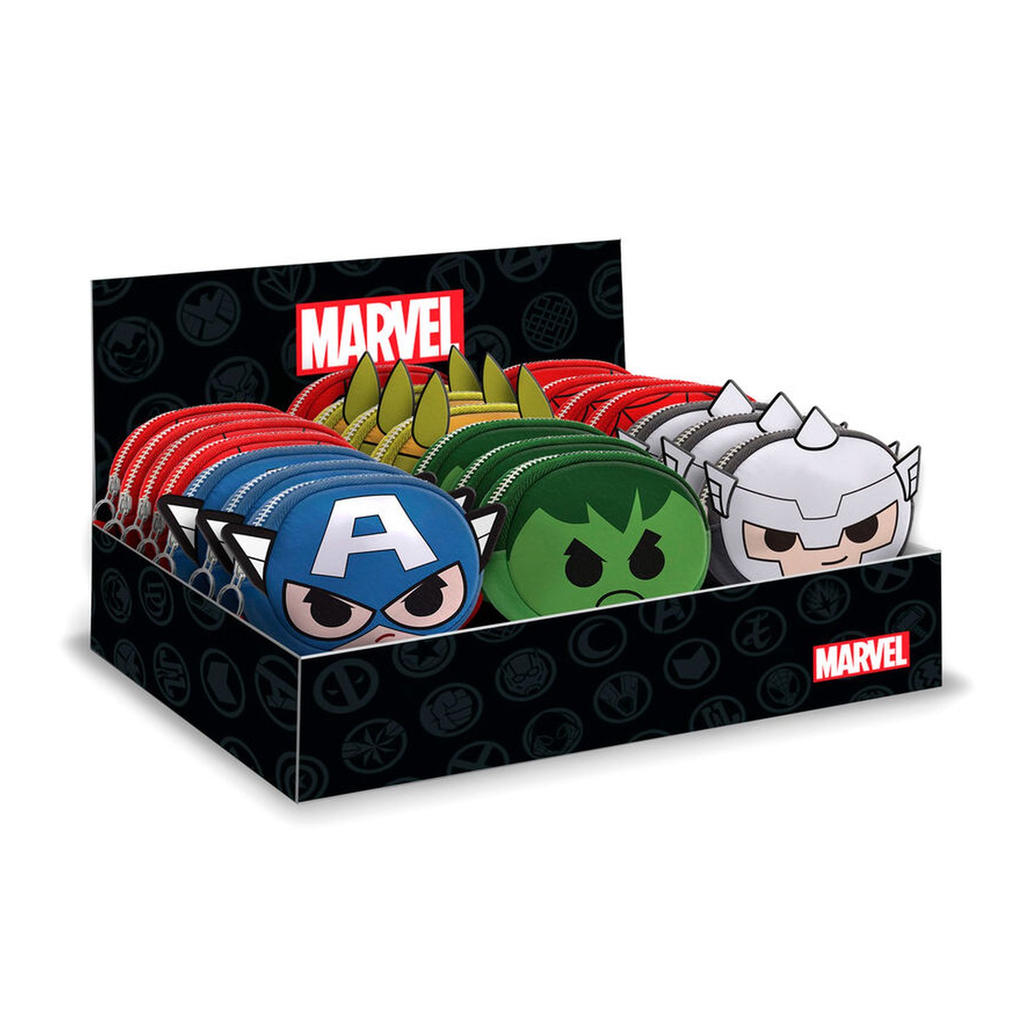 Monedero Chibi Marvel surtido (21 Uds)