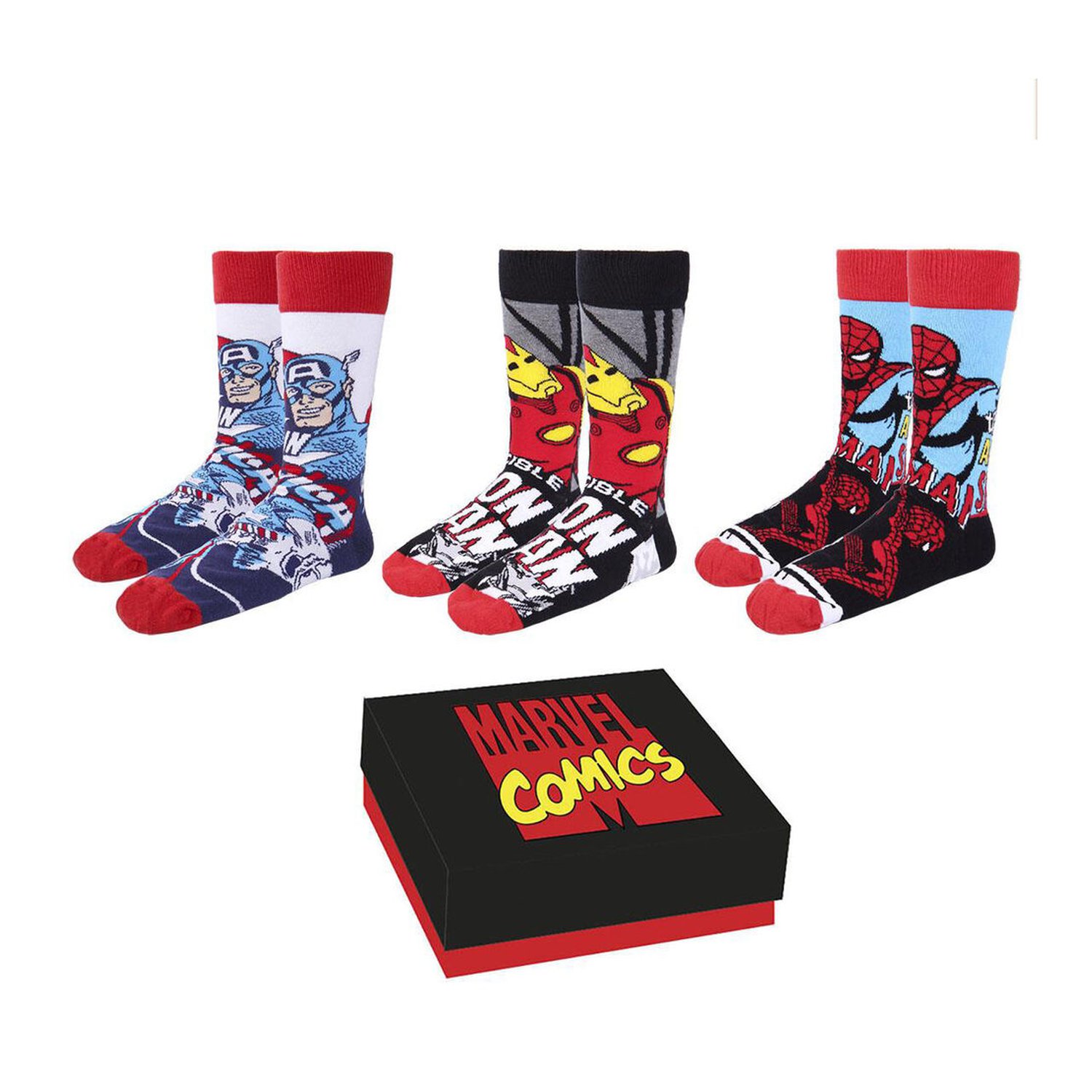 Set 3 calcetines Marvel