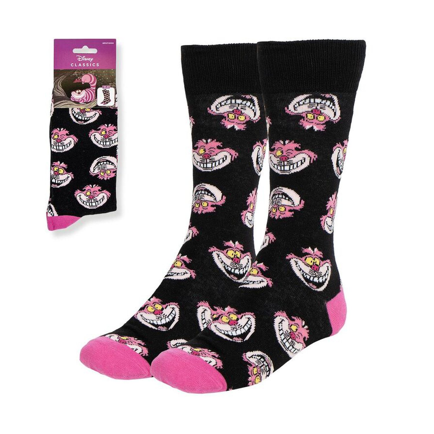 Calcetines Cheshire Alicia en el Pais de las Maravillas Disney (6 Uds)