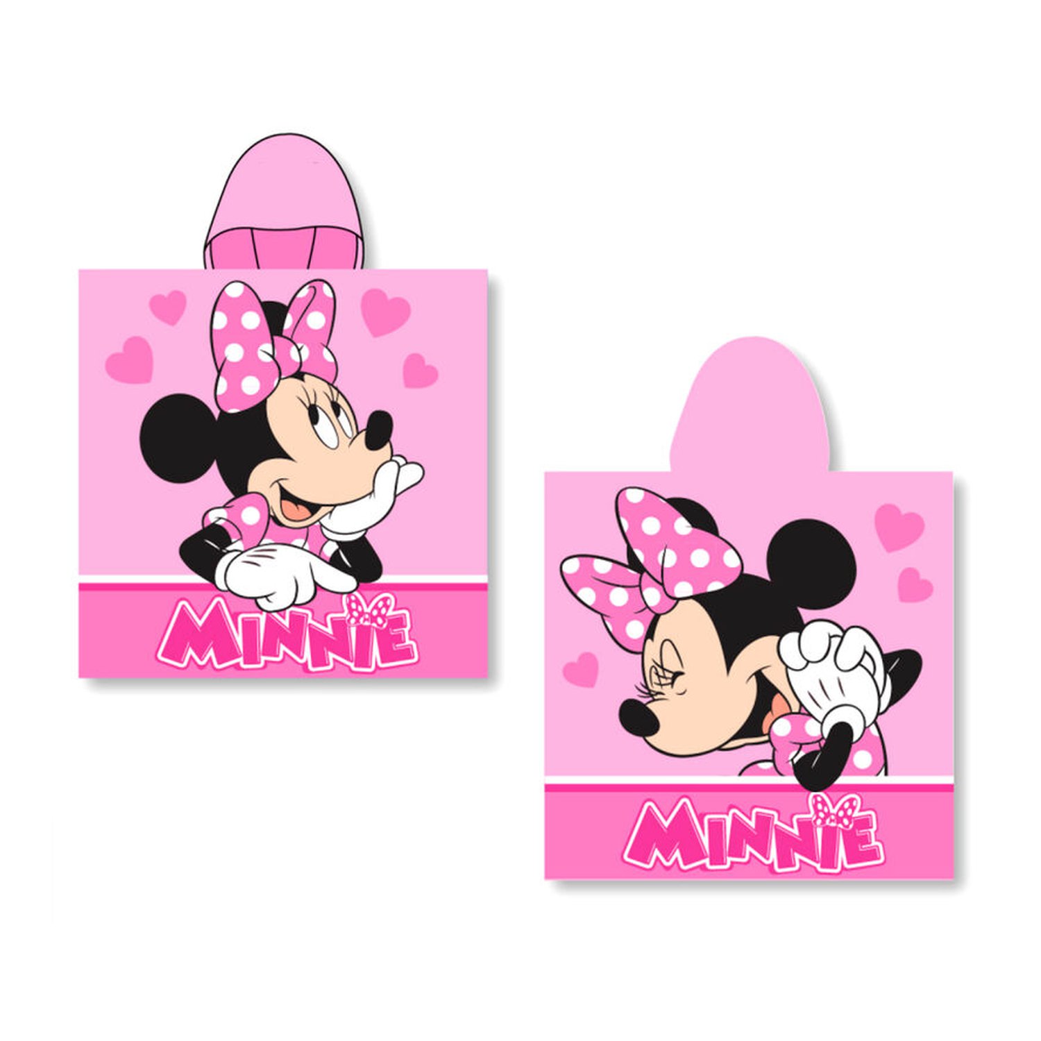 Poncho toalla Minnie Disney algodon