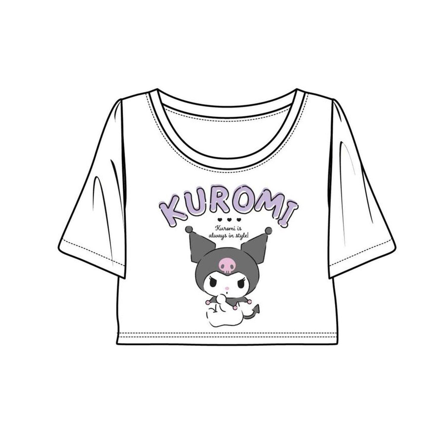 Camiseta Kuromi Hello Kitty (12 Uds)