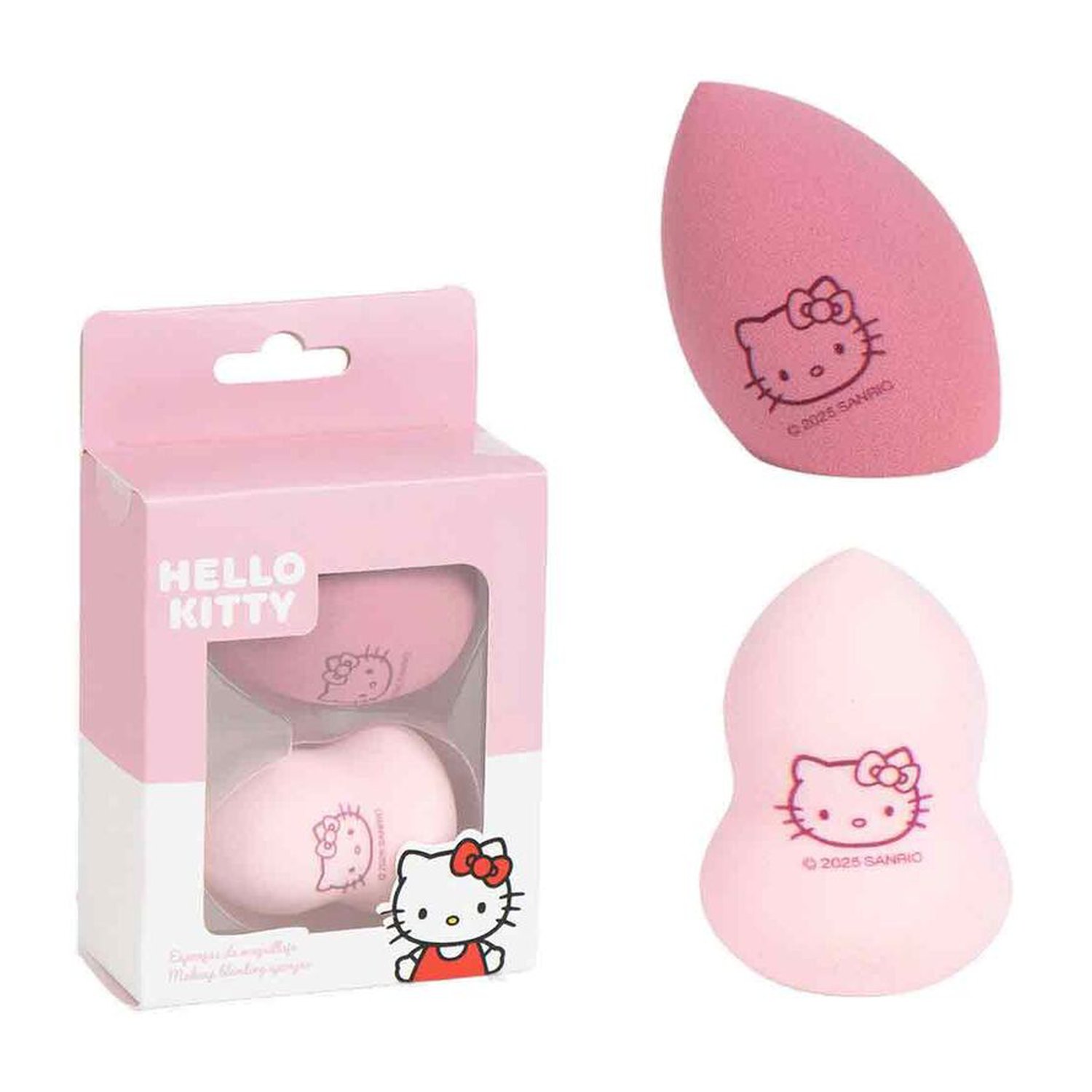 Esponja maquillaje Hello Kitty (4 Uds)