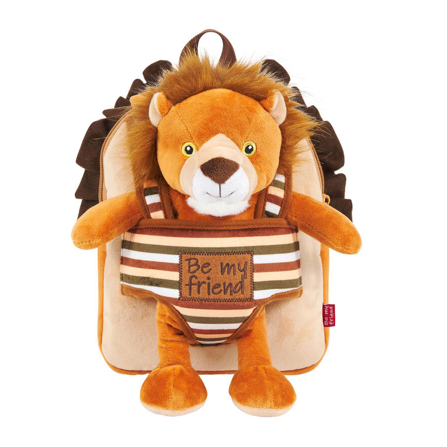Mochila reversible + peluche Lenny Lion 25cm