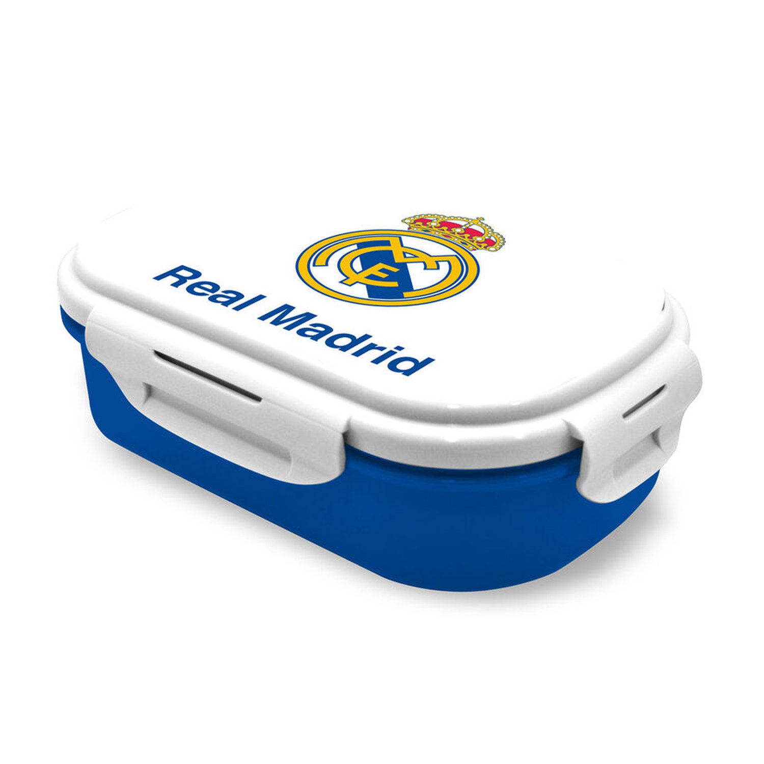 Sandwichera + cubierto Real Madrid