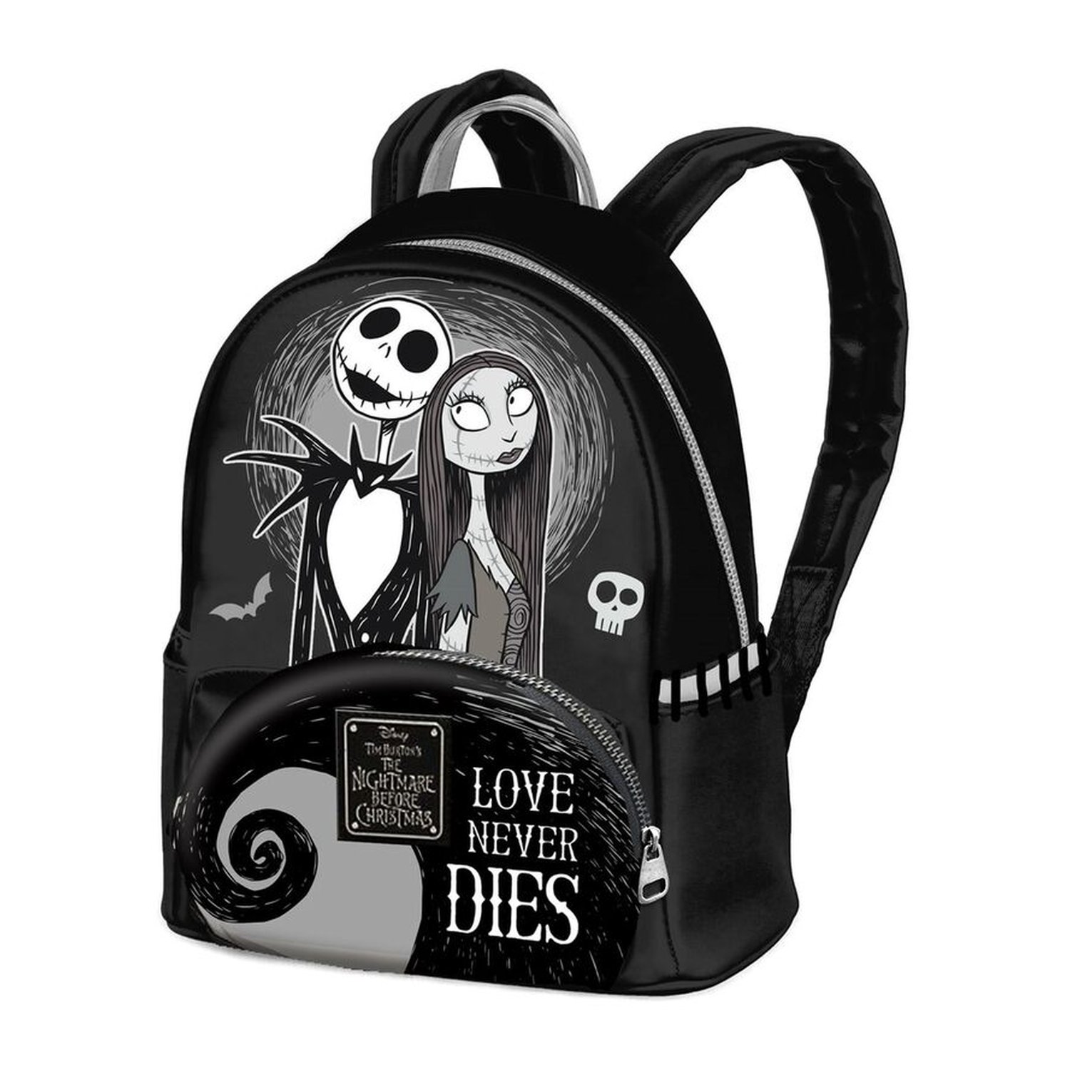 Mochila Love Pesadilla Antes de Navidad Disney 29cm