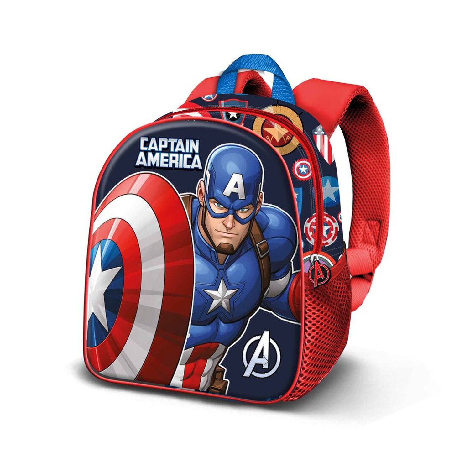 Mochila 3D Patriot Capitan America Marvel 31cm