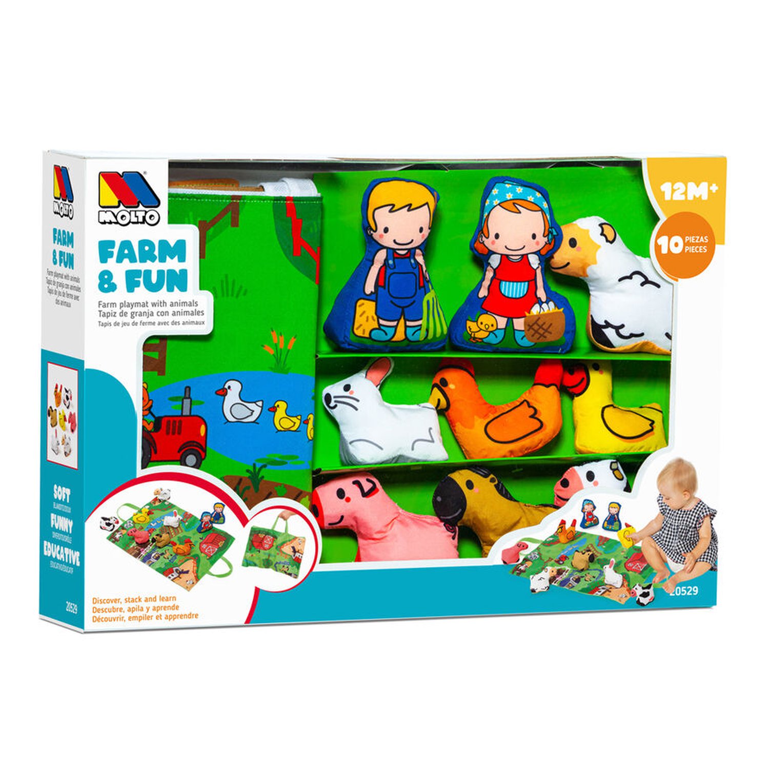 Tapiz granja animales