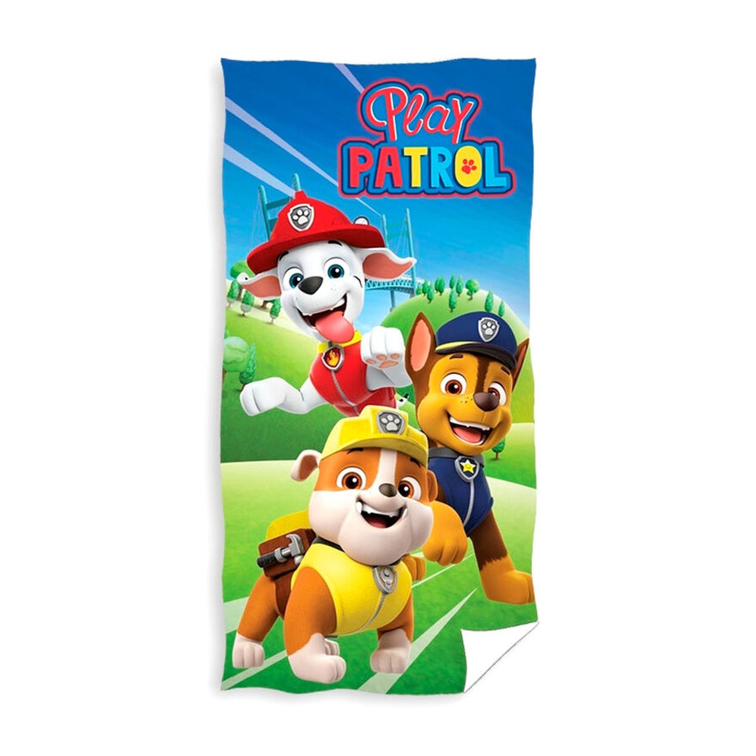 Toalla Patrulla Canina Paw Patrol microfibra