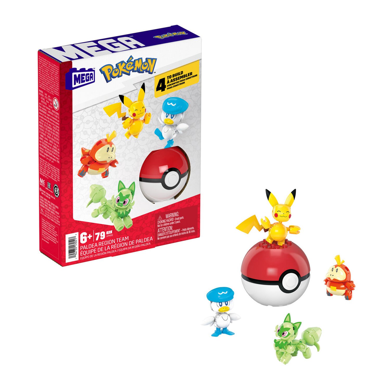 MEGA Construx Equipo Region Paldea Pokemon