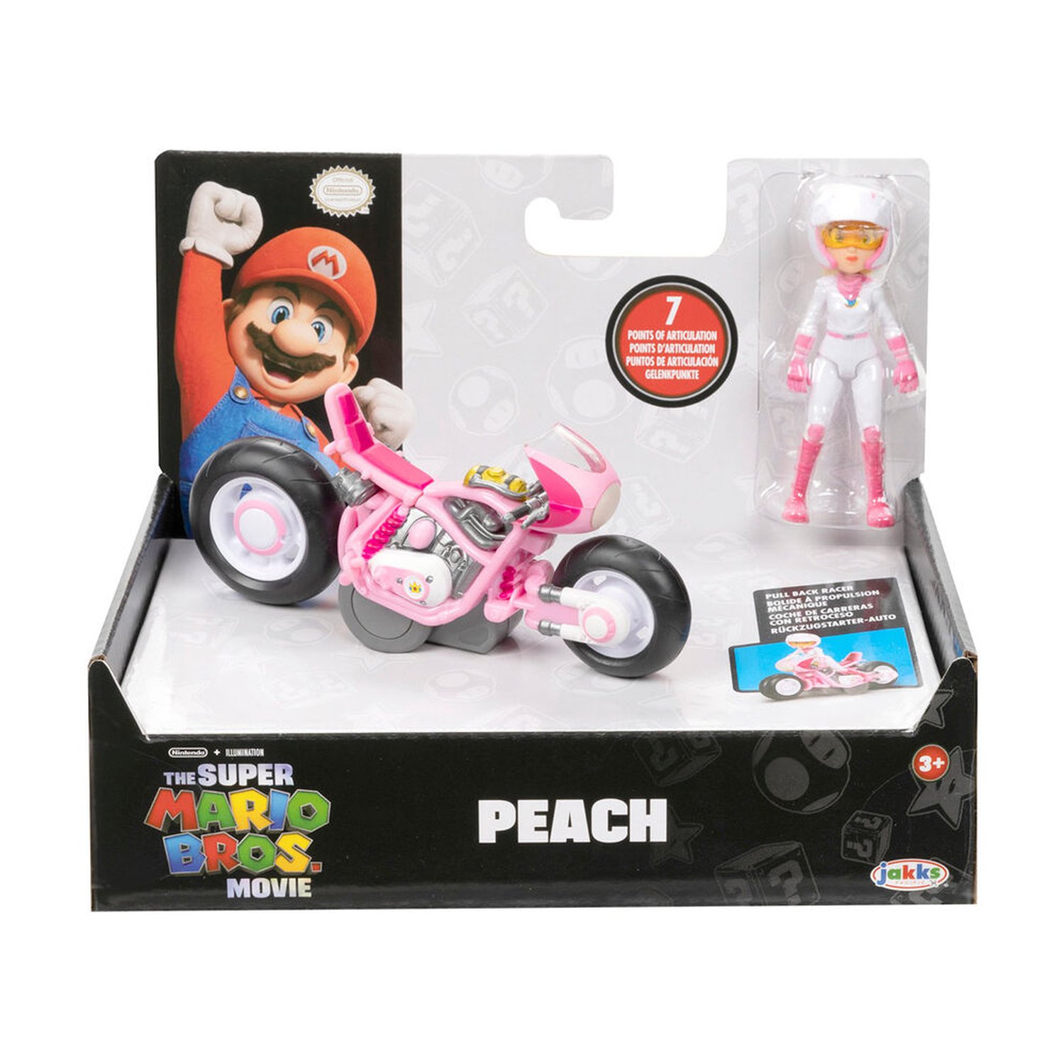 Figura Peach Kart La Pelicula Mario Kart 7cm
