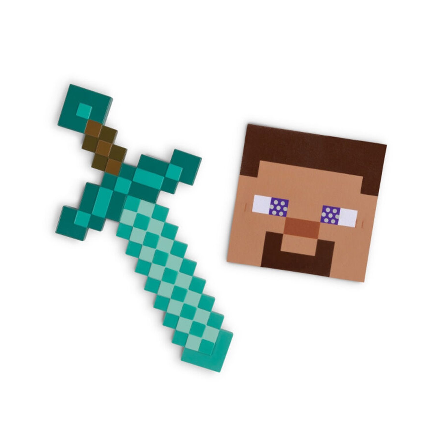 Mascara + Espada Minecraft