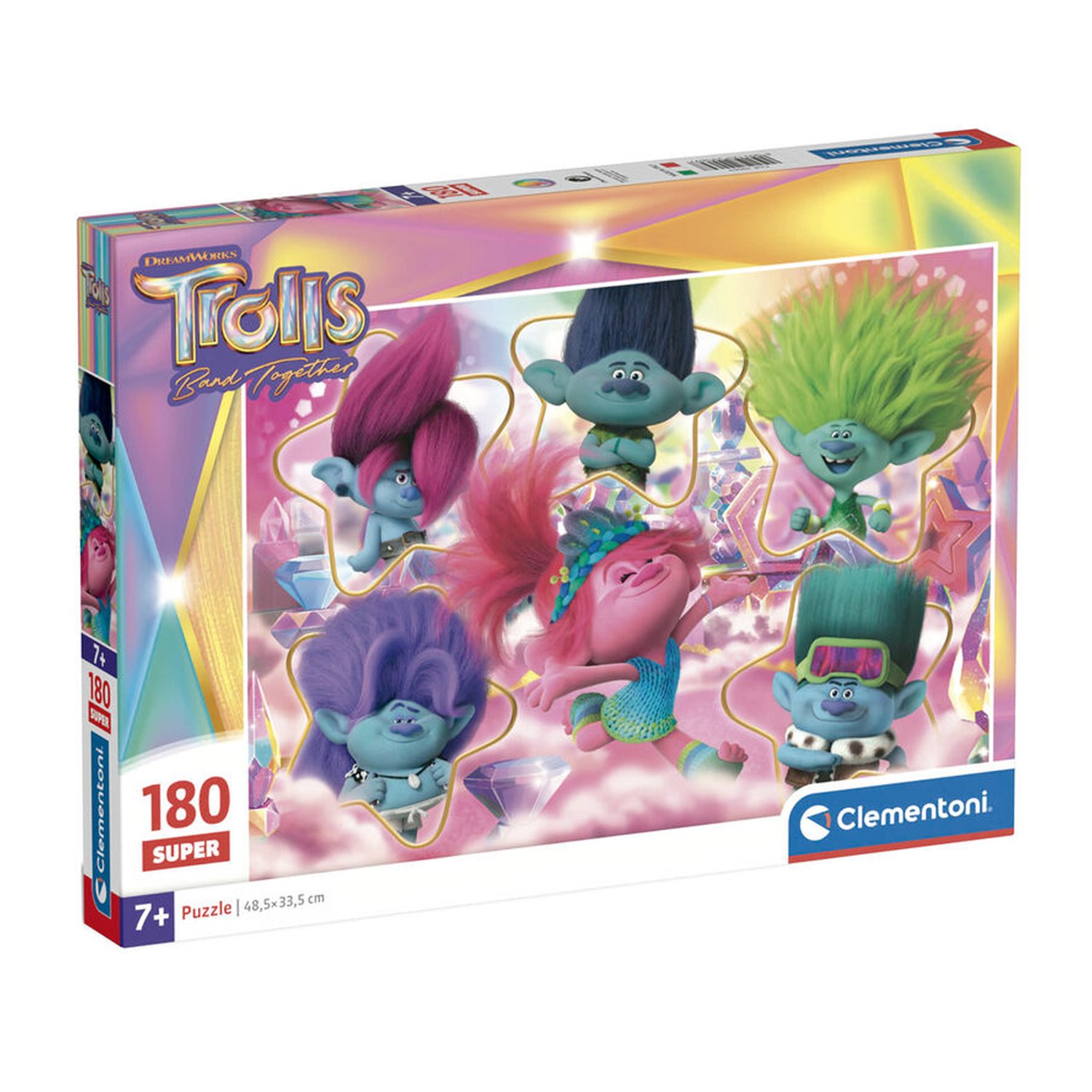 Puzzle super Trolls 3 180pzs