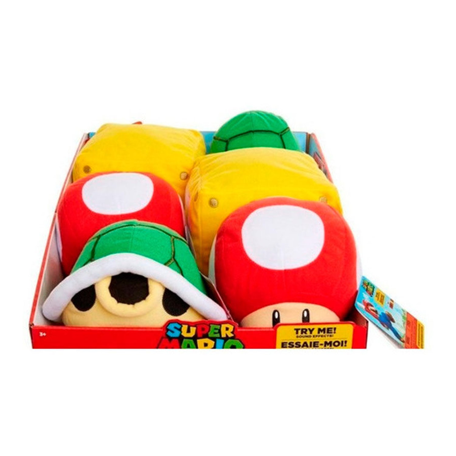 Peluche Super Mario Bros sonido surtido (6 Uds)