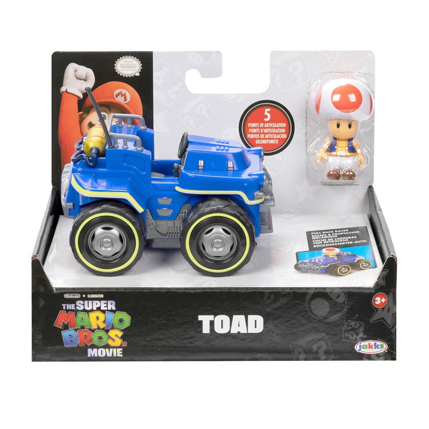 Figura Toad Kart La Pelicula Mario Kart 7cm