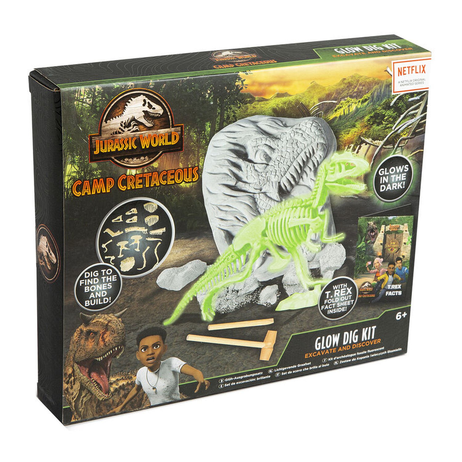 Kit Excavacion Brillante Camp Cretaceaous Jurassic World