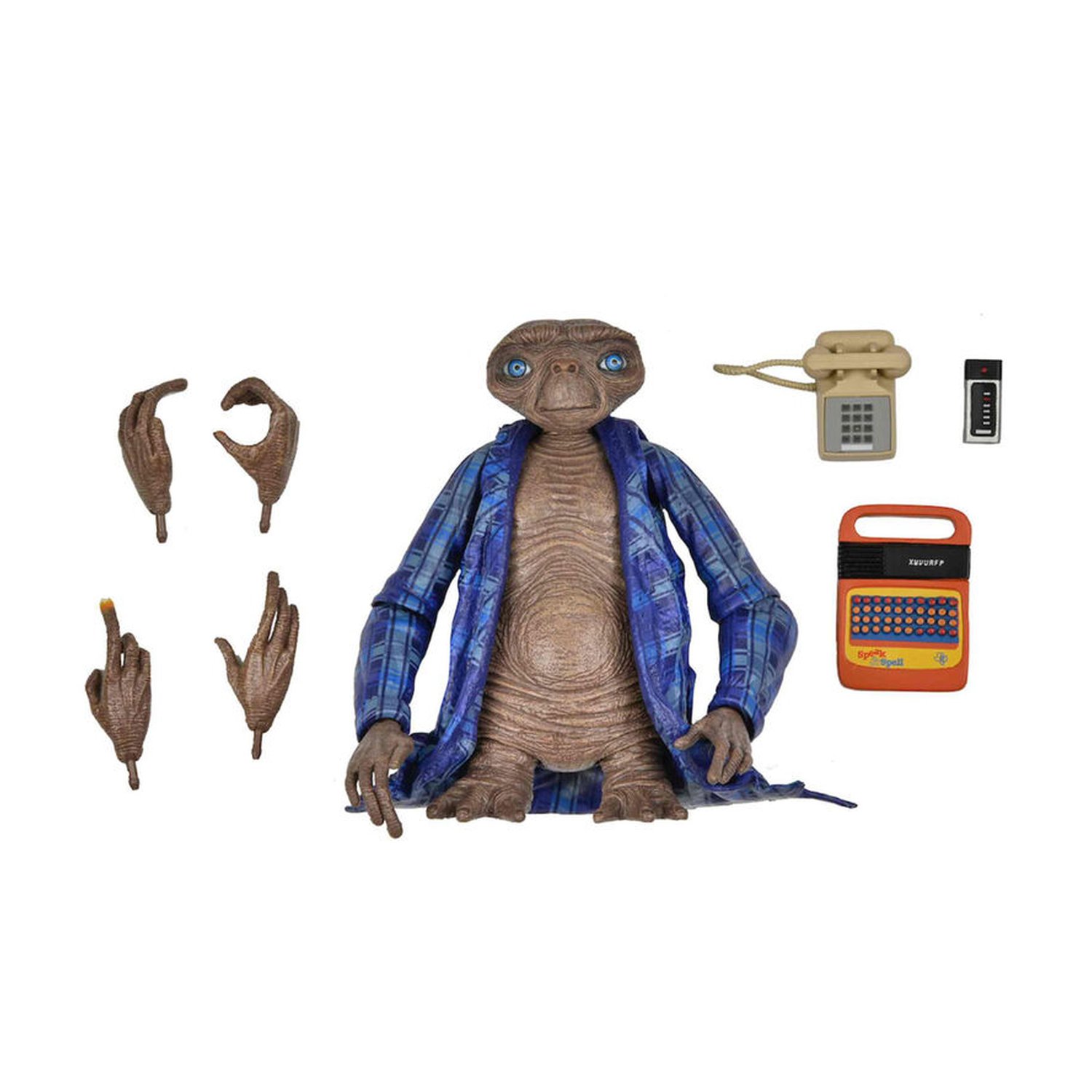 Figura Ultimate E.T Telepathic 40 Aniversario E.T El Extraterrestre 12cm