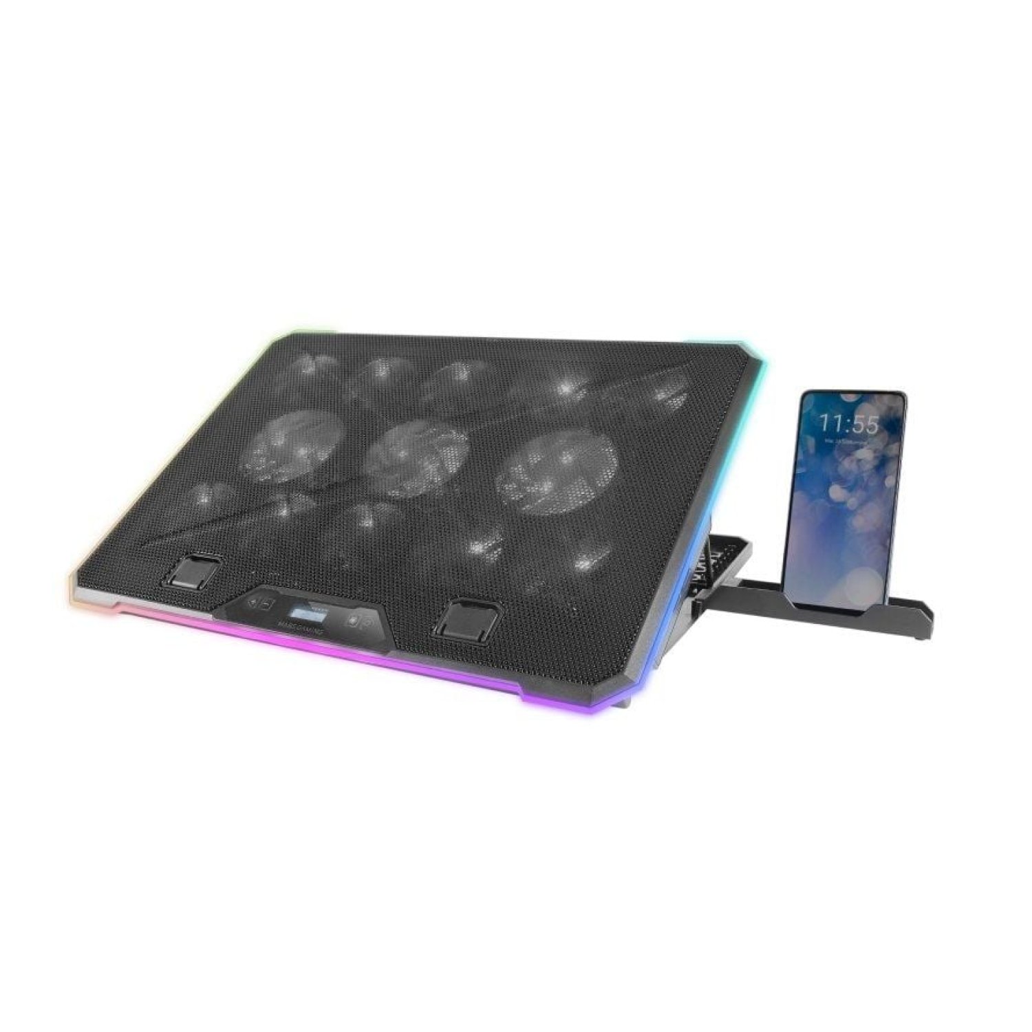 Mars Gaming MNBC13 · Soporte Refrigerante para Portátiles · Hasta 17" · LED