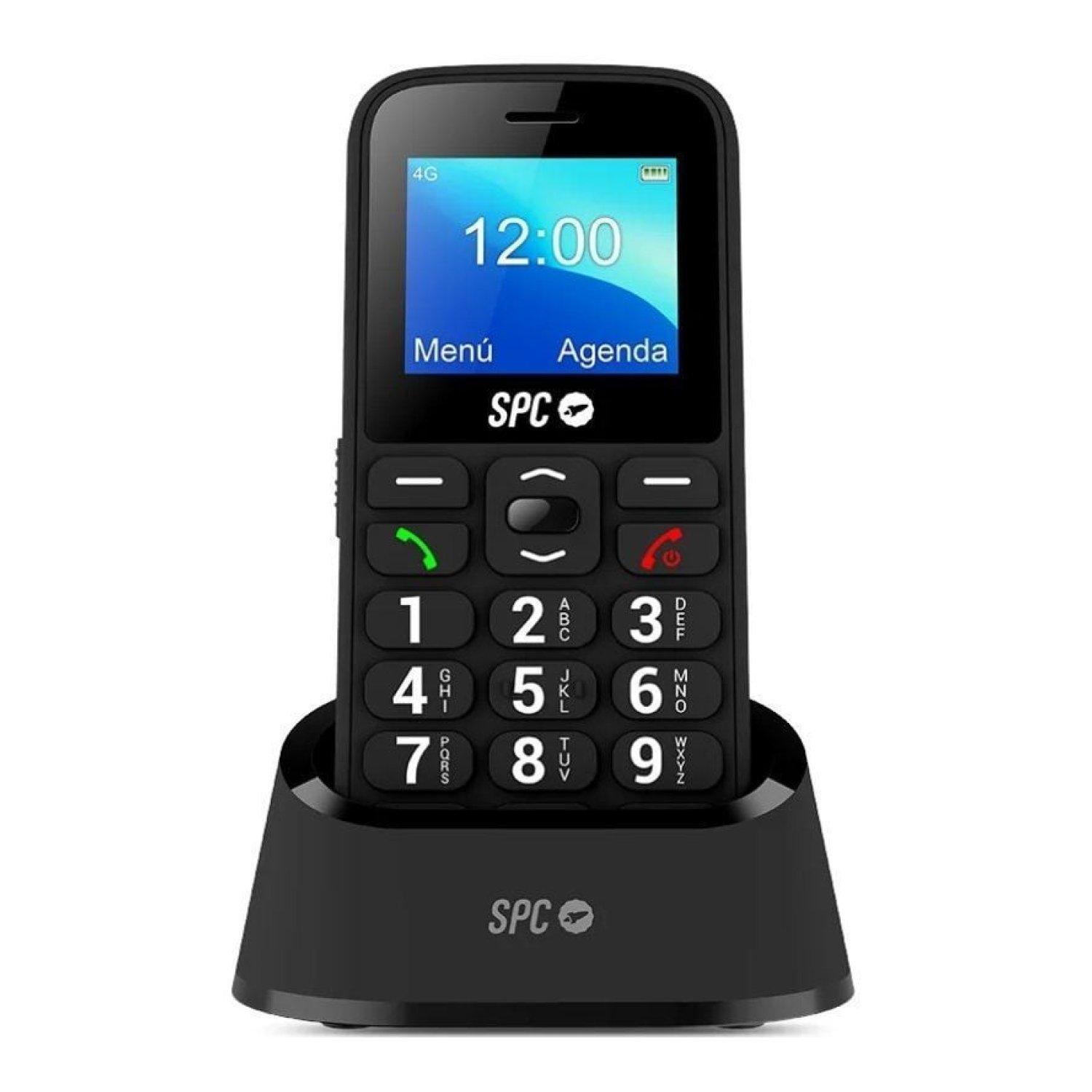 SPC Fortune 2 · Móvil 4G · Personas Mayores · Negro