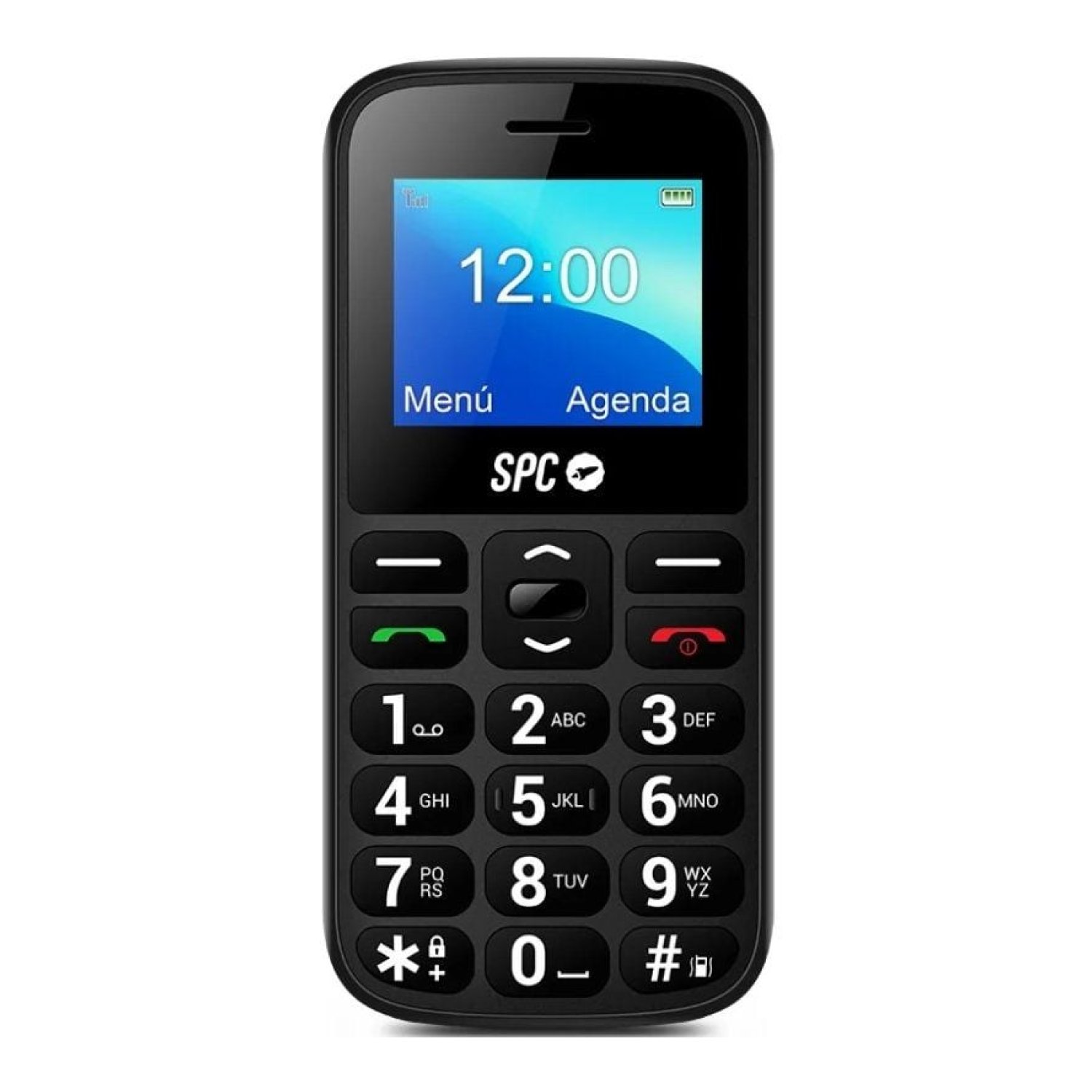 SPC Fortune 2 · Móvil 4G · Personas Mayores · Negro
