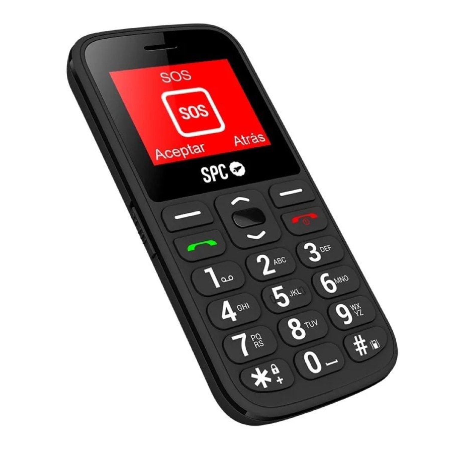 SPC Fortune 2 · Móvil 4G · Personas Mayores · Negro