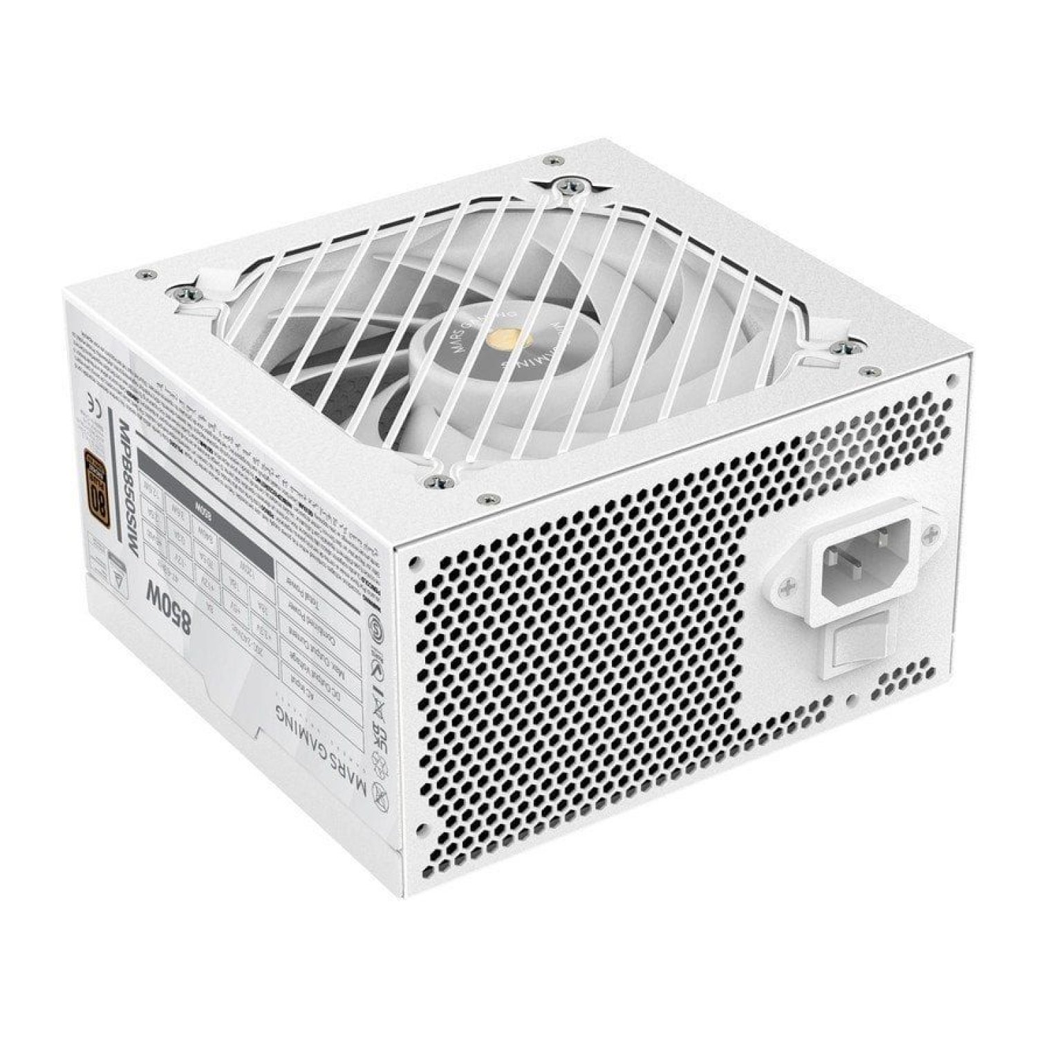 Fuente de Alimentación Mars Gaming MPB850SI/ 850W/ Ventilador 12cm/ 80 Plus Bronze