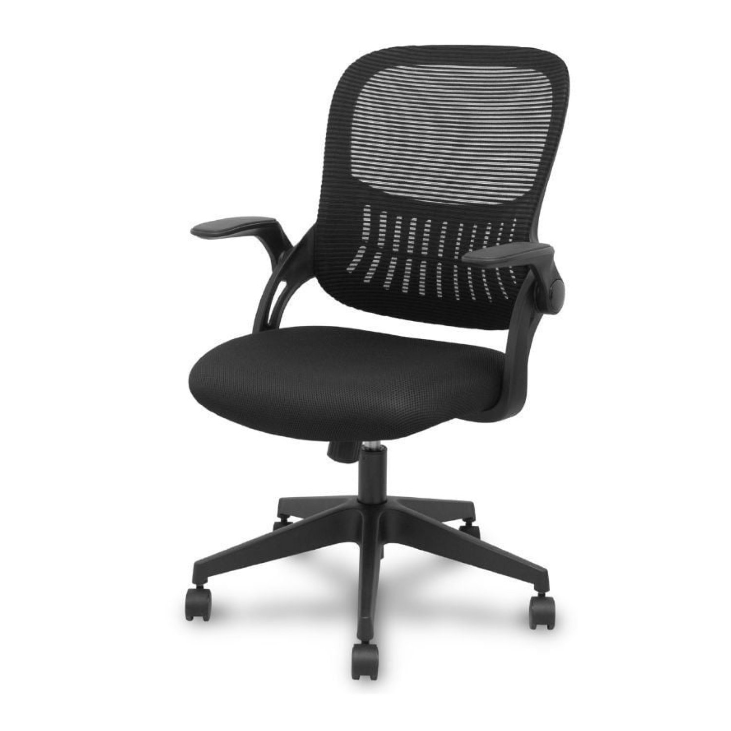 Piqueras y Crespo Opti544 · Silla de Oficina Ergonómica · Negra · Reposabrazos Ajustables