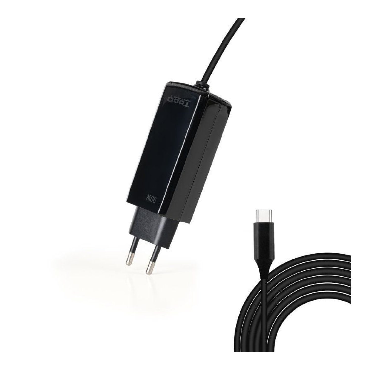 TOOQ Cargador GaN · 90W · USB Tipo-C · PD · 5-20V Automático