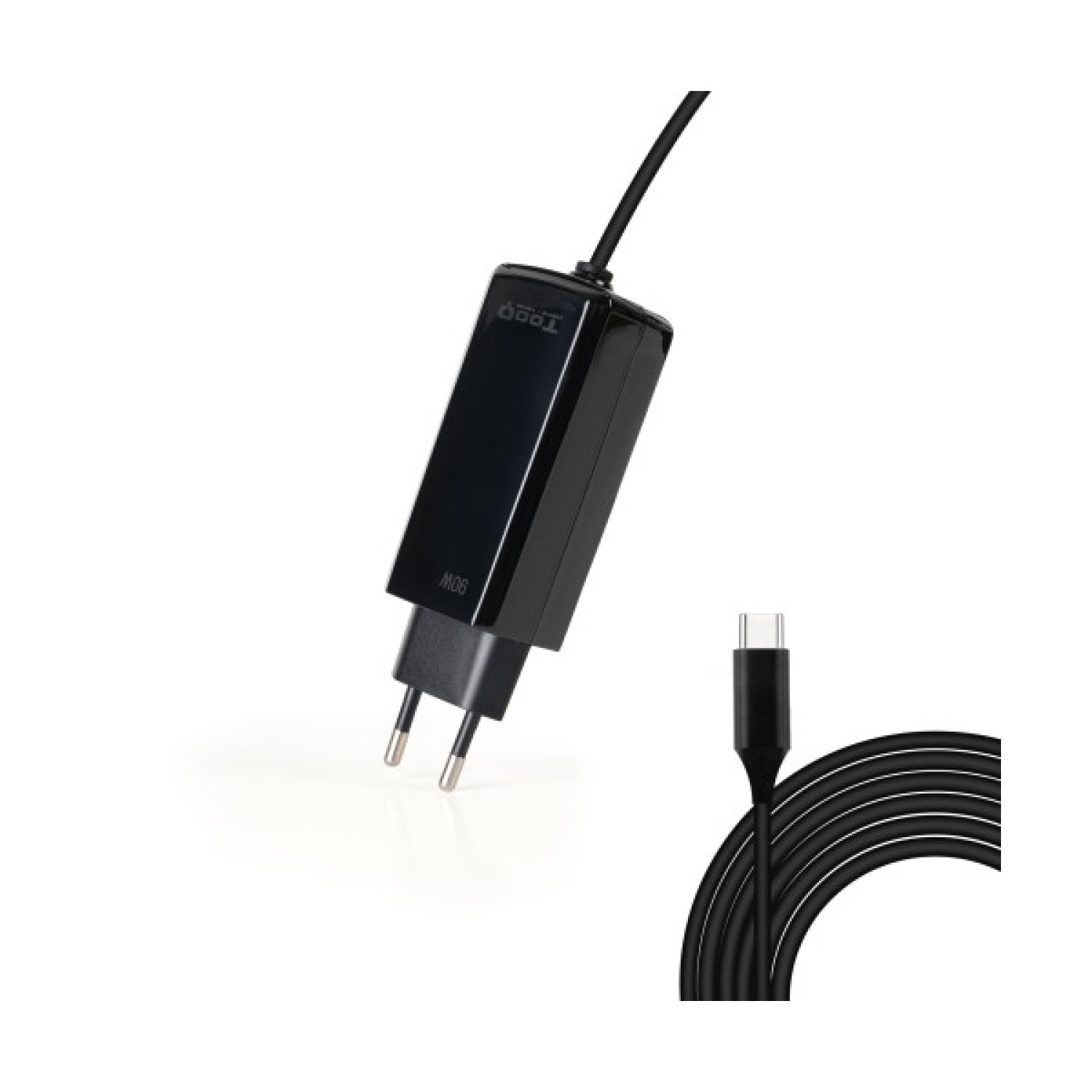 TOOQ Cargador GaN · 90W · USB Tipo-C · PD · 5-20V Automático