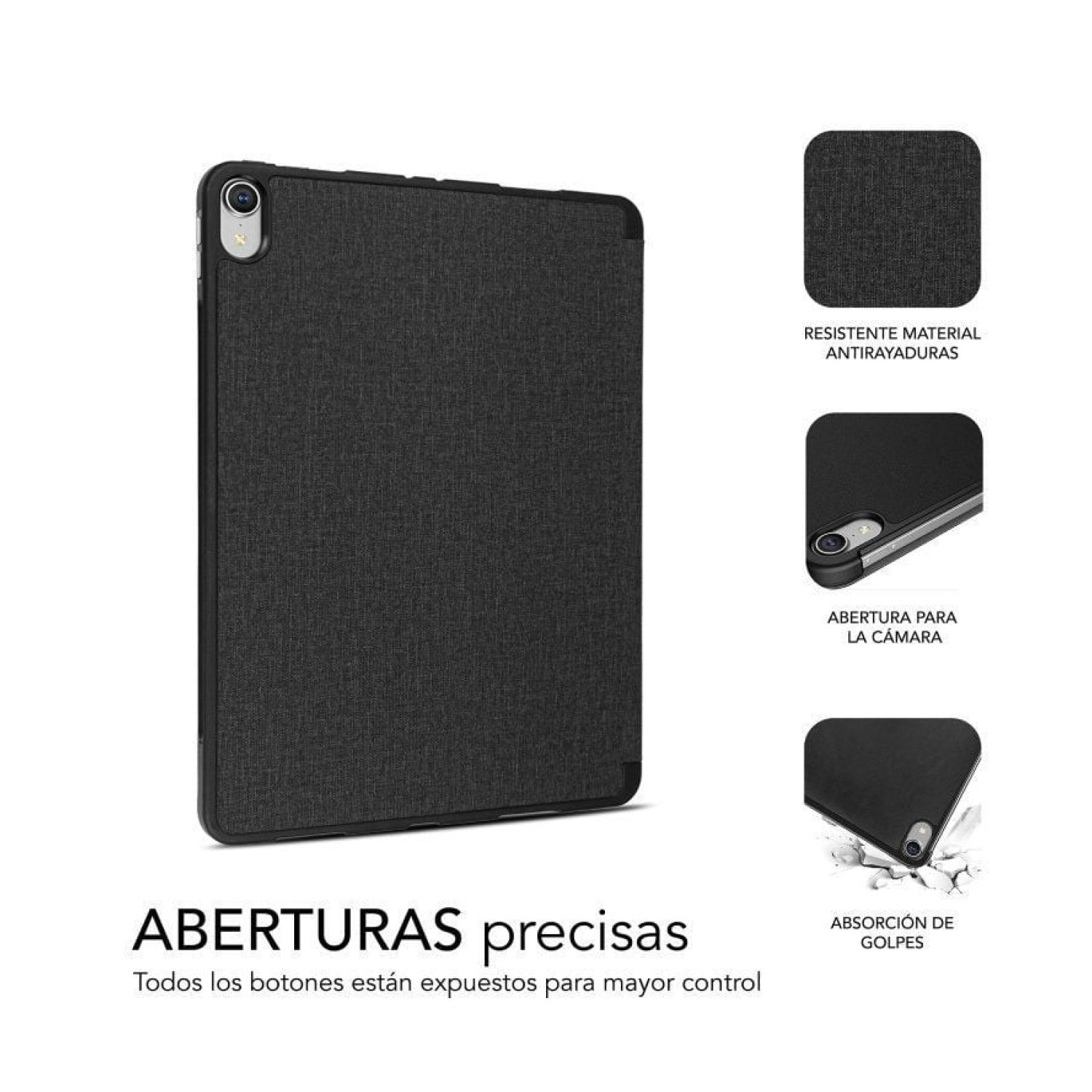 Subblim Shock Case · iPad 10ª Generación 10,9" · Funda Protectora · Negra