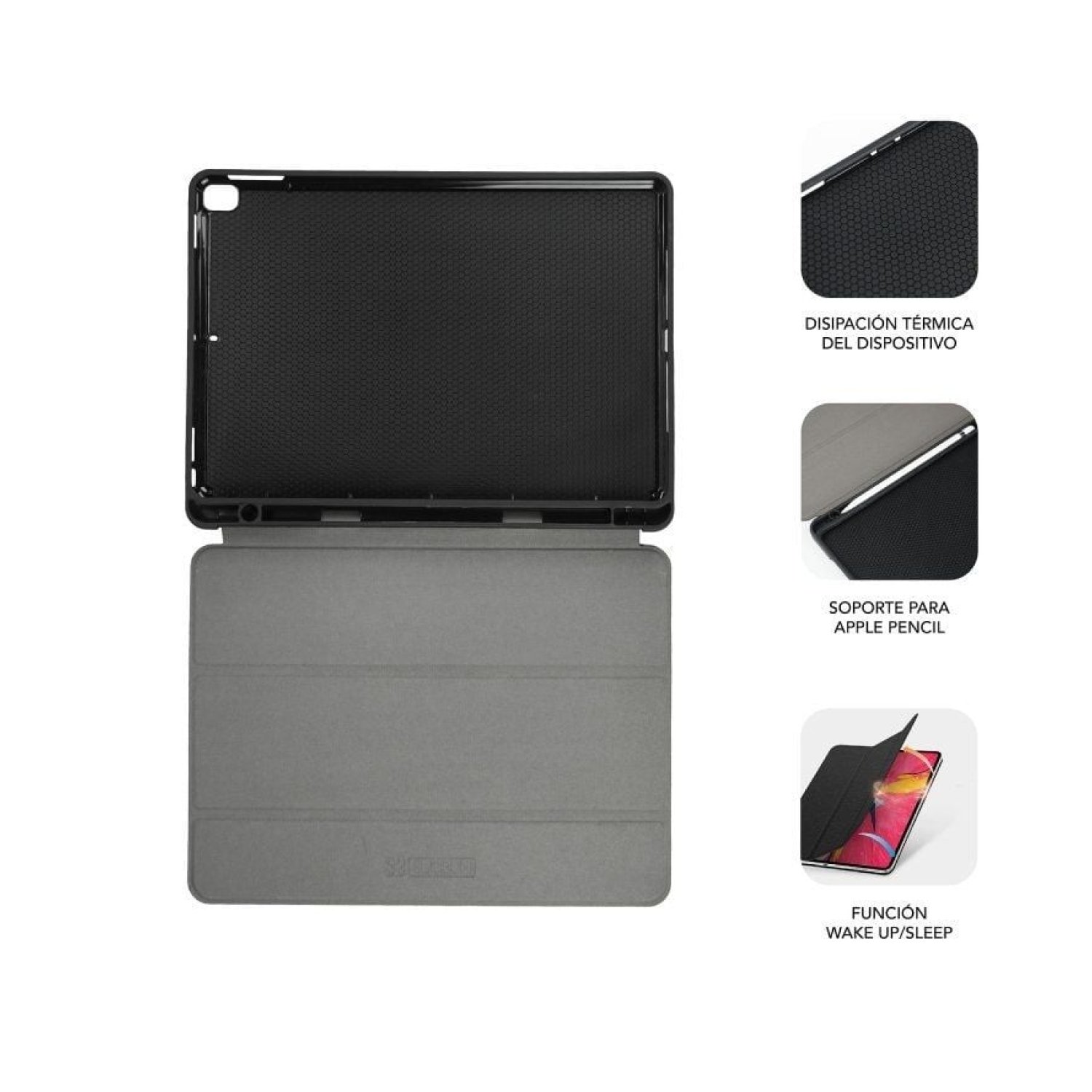 Subblim Shock Case · iPad 10ª Generación 10,9" · Funda Protectora · Negra