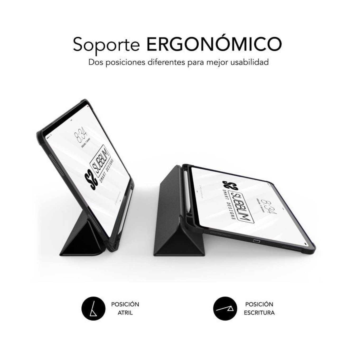 Subblim Shock Case · iPad 10ª Generación 10,9" · Funda Protectora · Negra