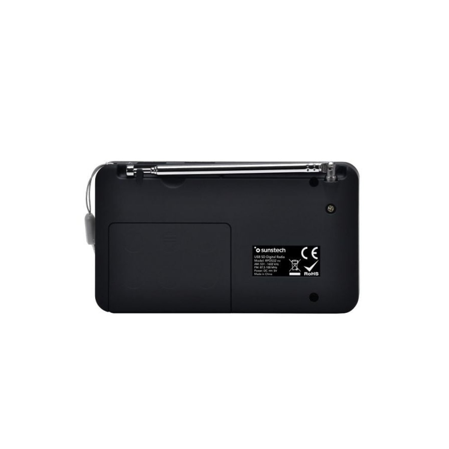 Sunstech RPDS32BL · Radio Portátil · Batería · Negra y Azul