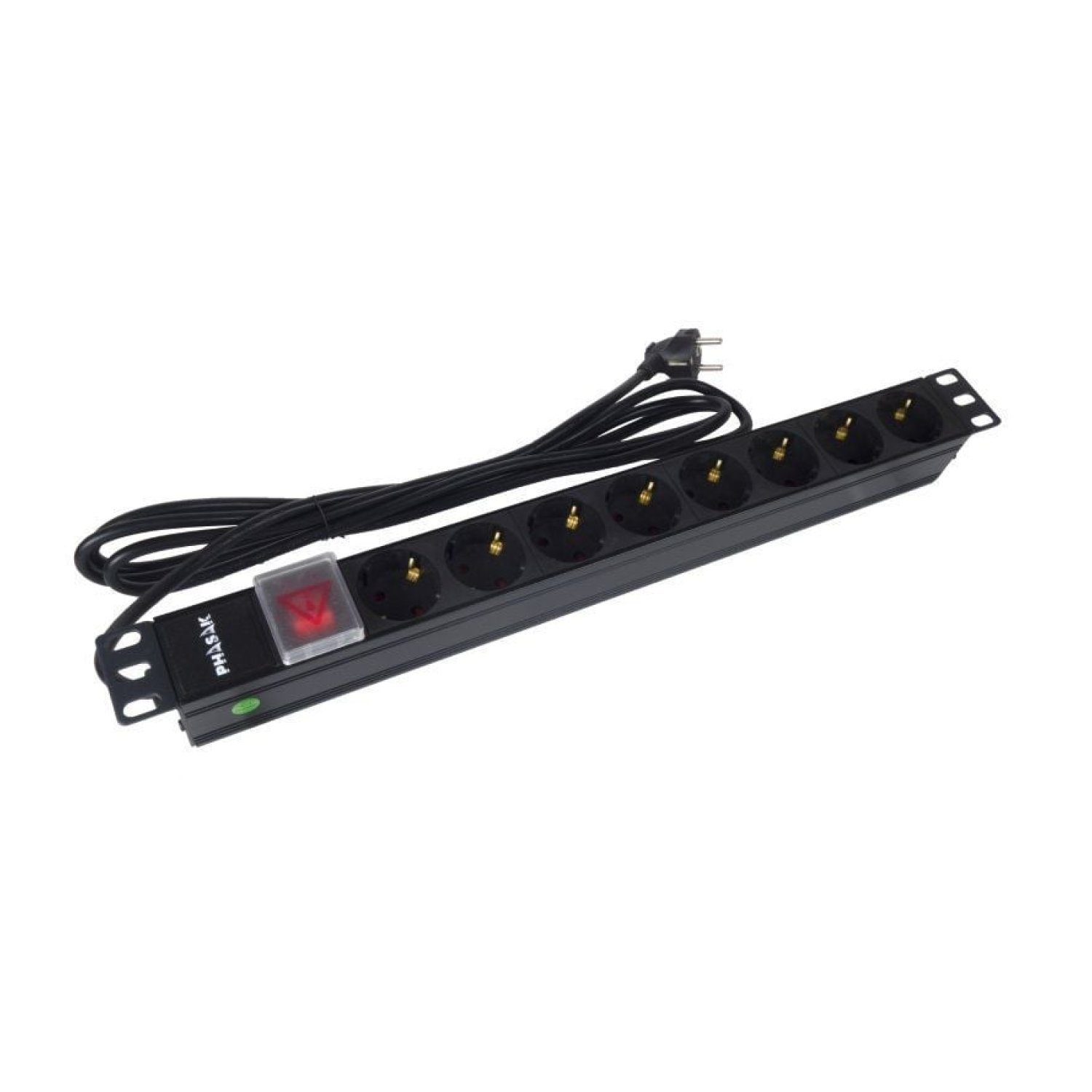 Phasak BNS 1520 · Regleta 8 Tomas · Cable 3m · Negro