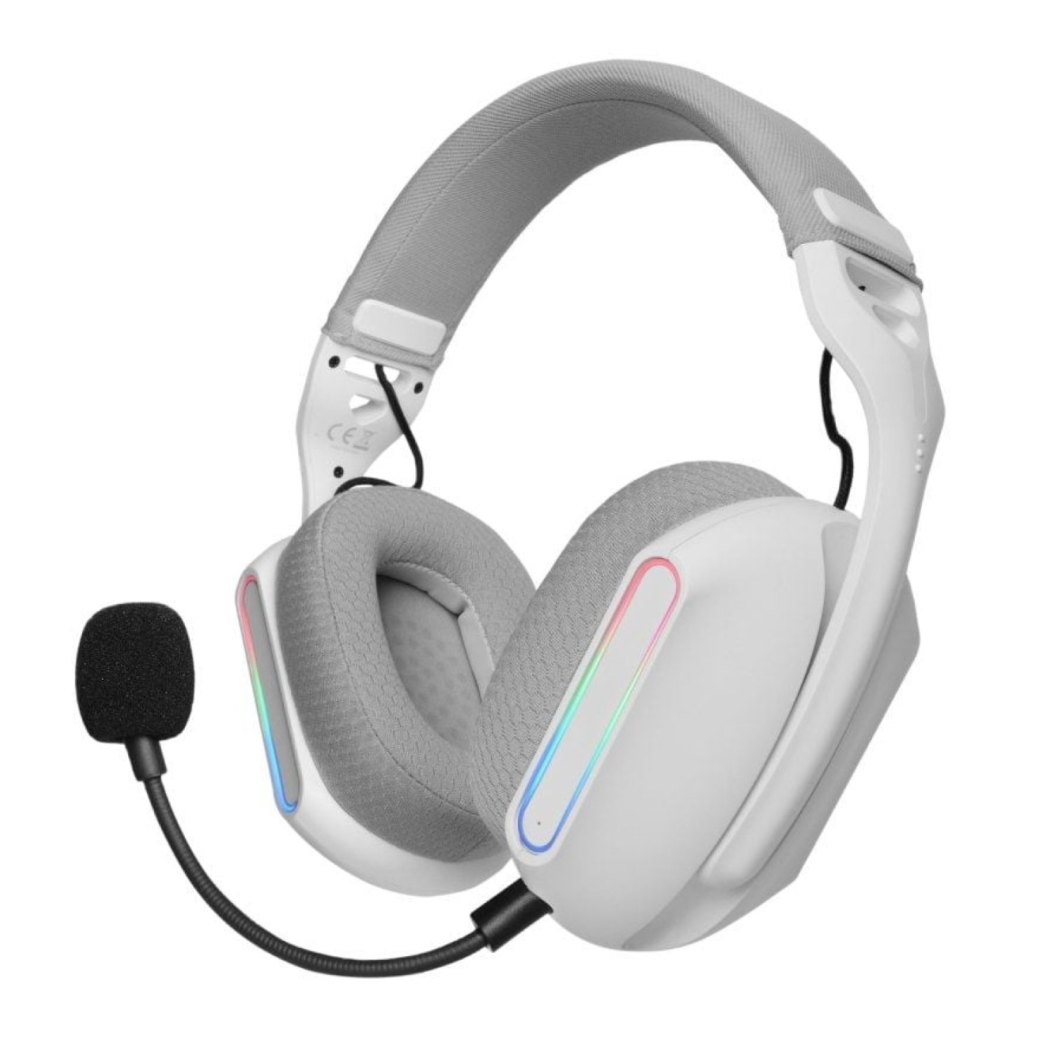 Auriculares Gaming Inalámbricos con Micrófono Mars Gaming MHWPRO/ Jack 3.5/ Bluetooth/ Blancos