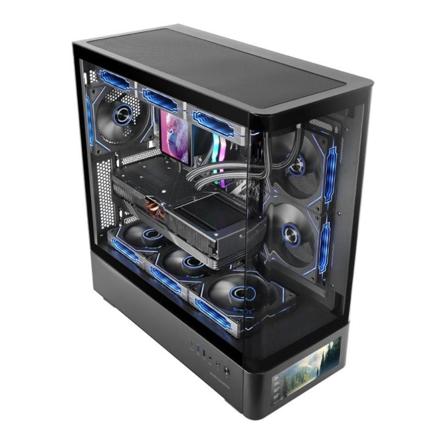 Caja Gaming Semitorre Mars Gaming MC-LCDPRO