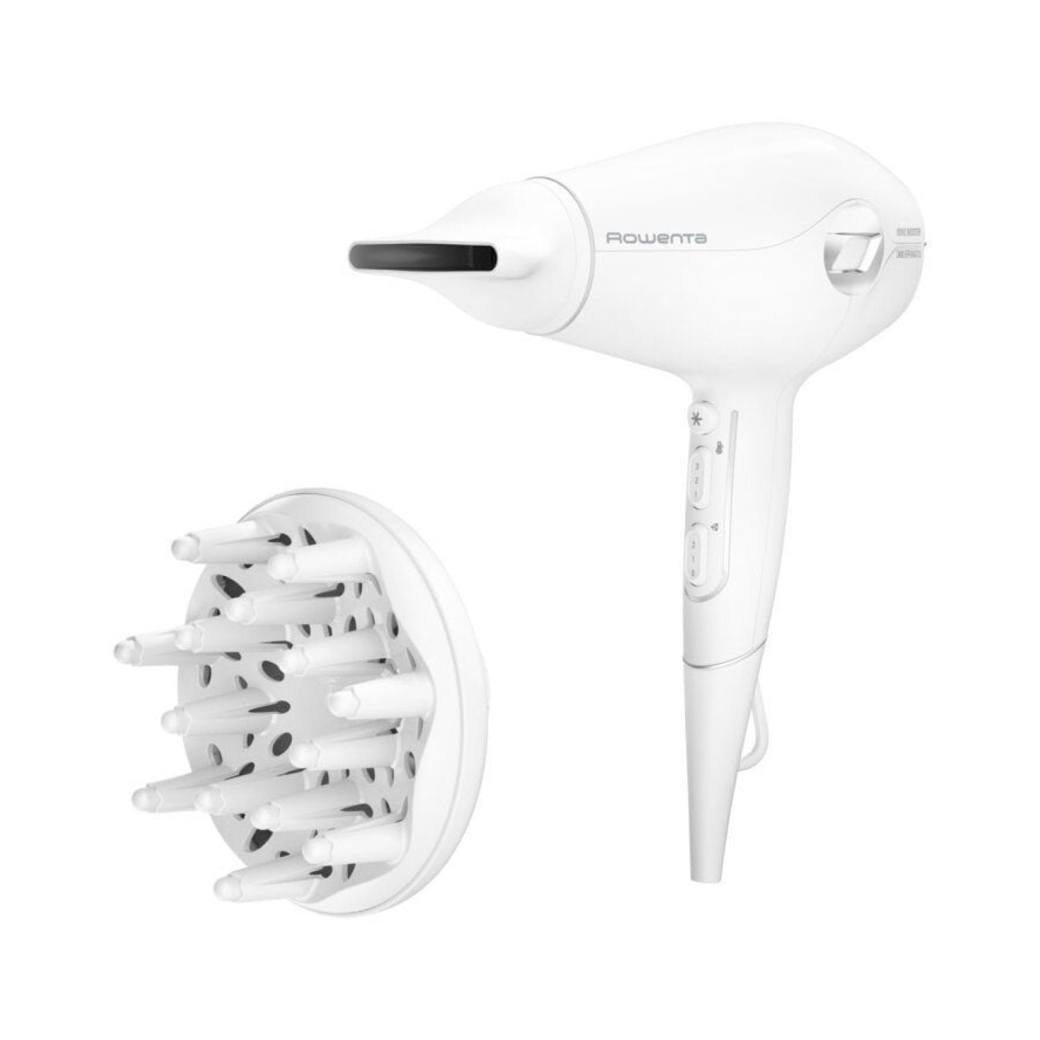 Rowenta CV6602ES · Secador 2400W + Masajeador Facial · Pack Completo