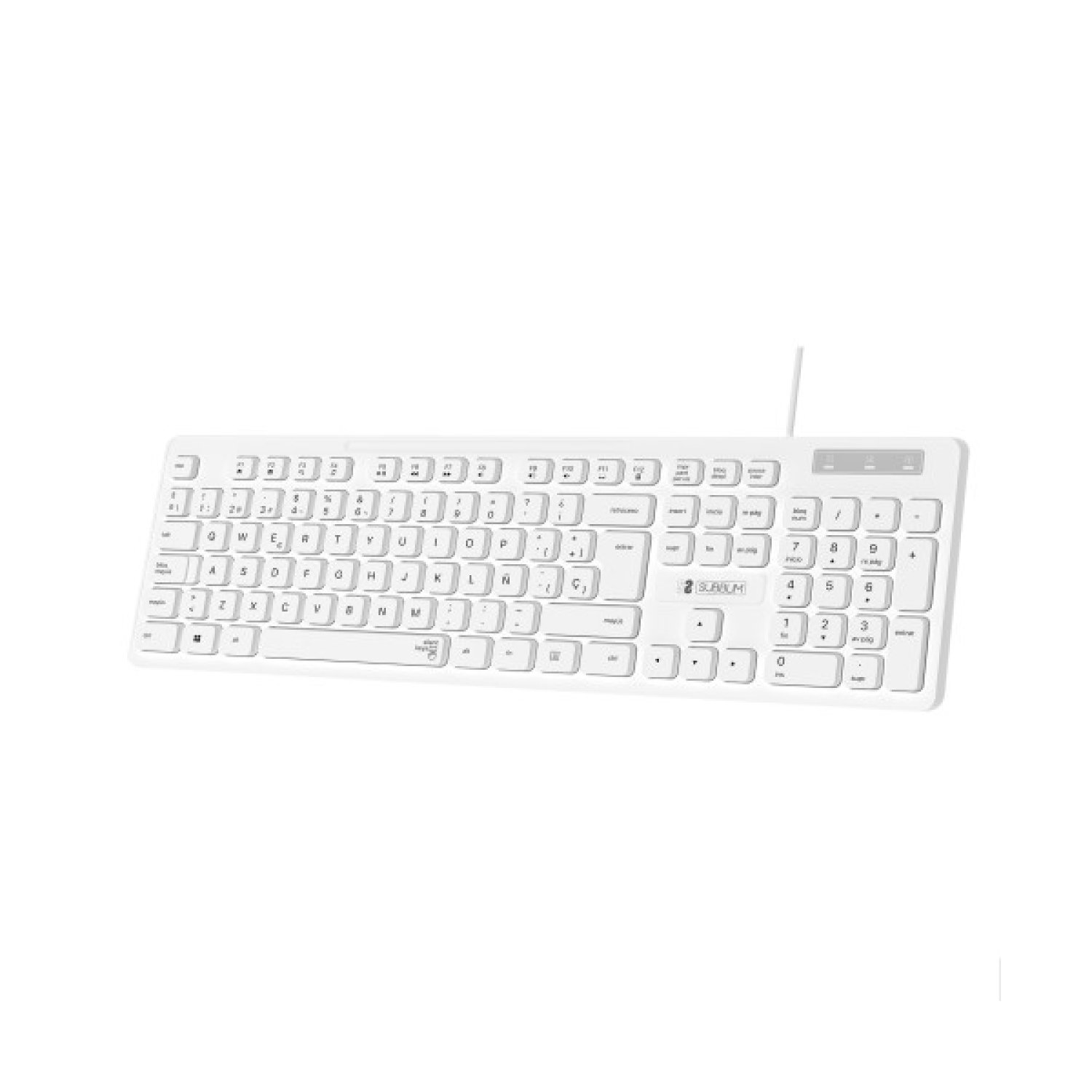 Subblim Business Slim · Teclado Silencioso · Blanco