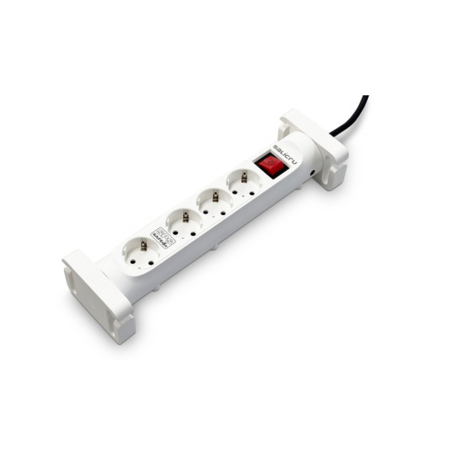 Salicru Safe 4S · 4 Tomas · Cable 1,4m · Blanca · Con Interruptor