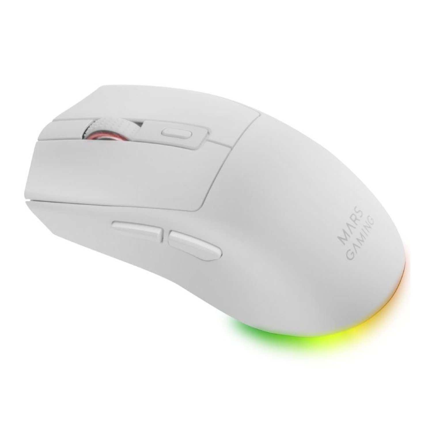 Mars Gaming MM-T3 · Ratón Gaming Inalámbrico · 14400 DPI · Batería Recargable · Blanco