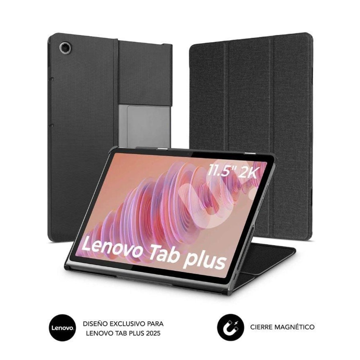 Subblim Shock Case · Funda Lenovo Tab Plus 2025 · 11,5" · Negra