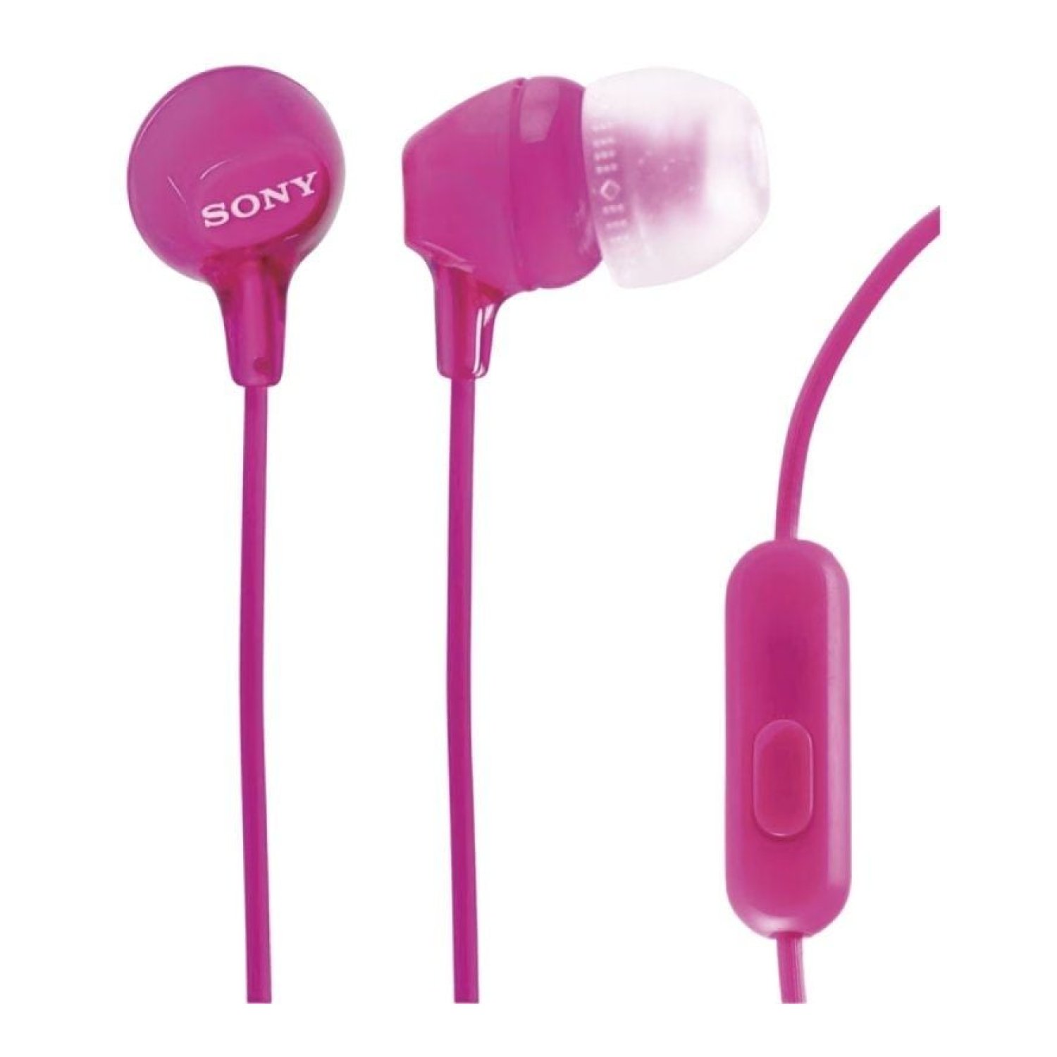Sony MDR-EX15AP · Auriculares Intrauditivos · Micrófono integrado · Jack 3,5mm · Rosa